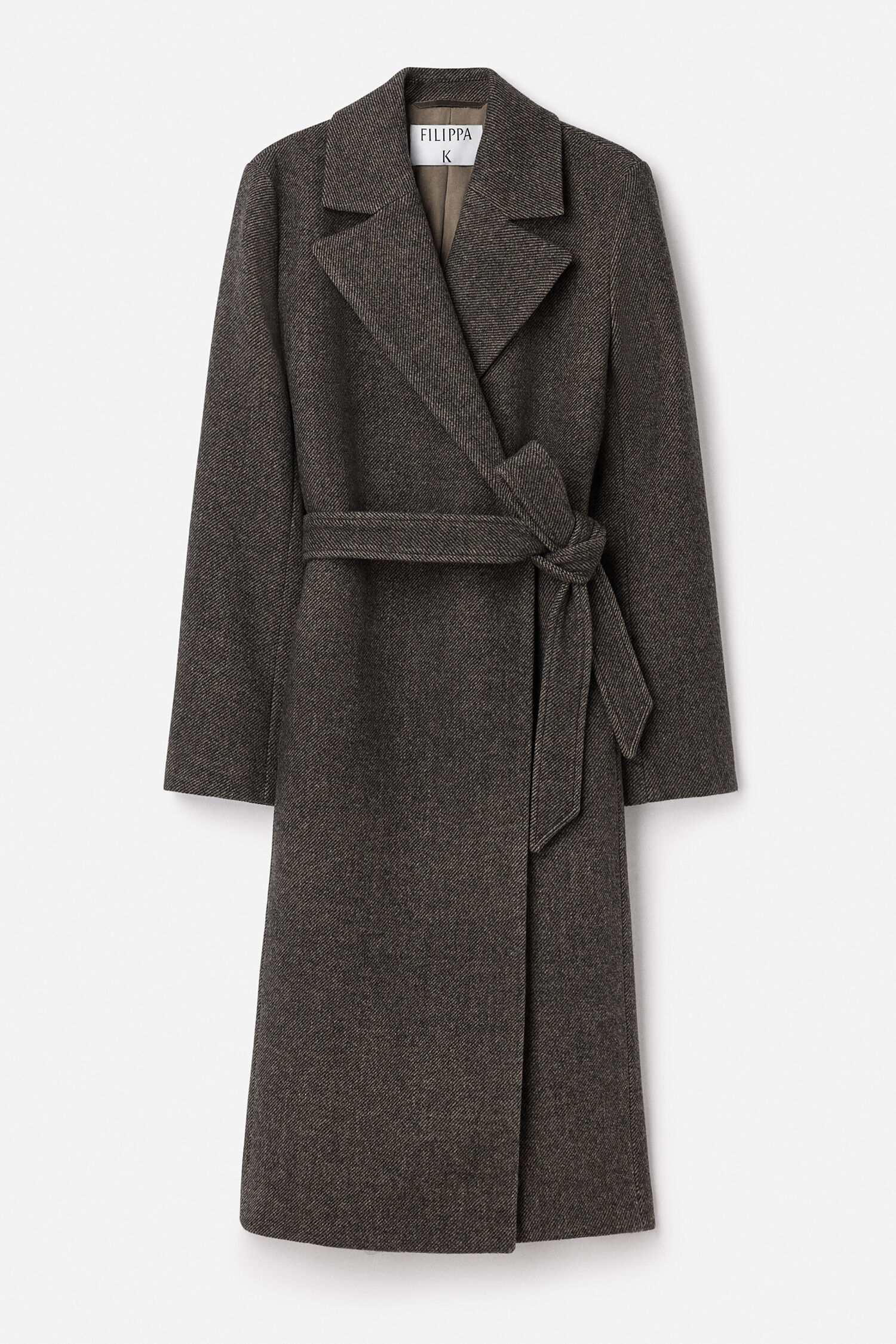 Charlotte Twill Belted Coat