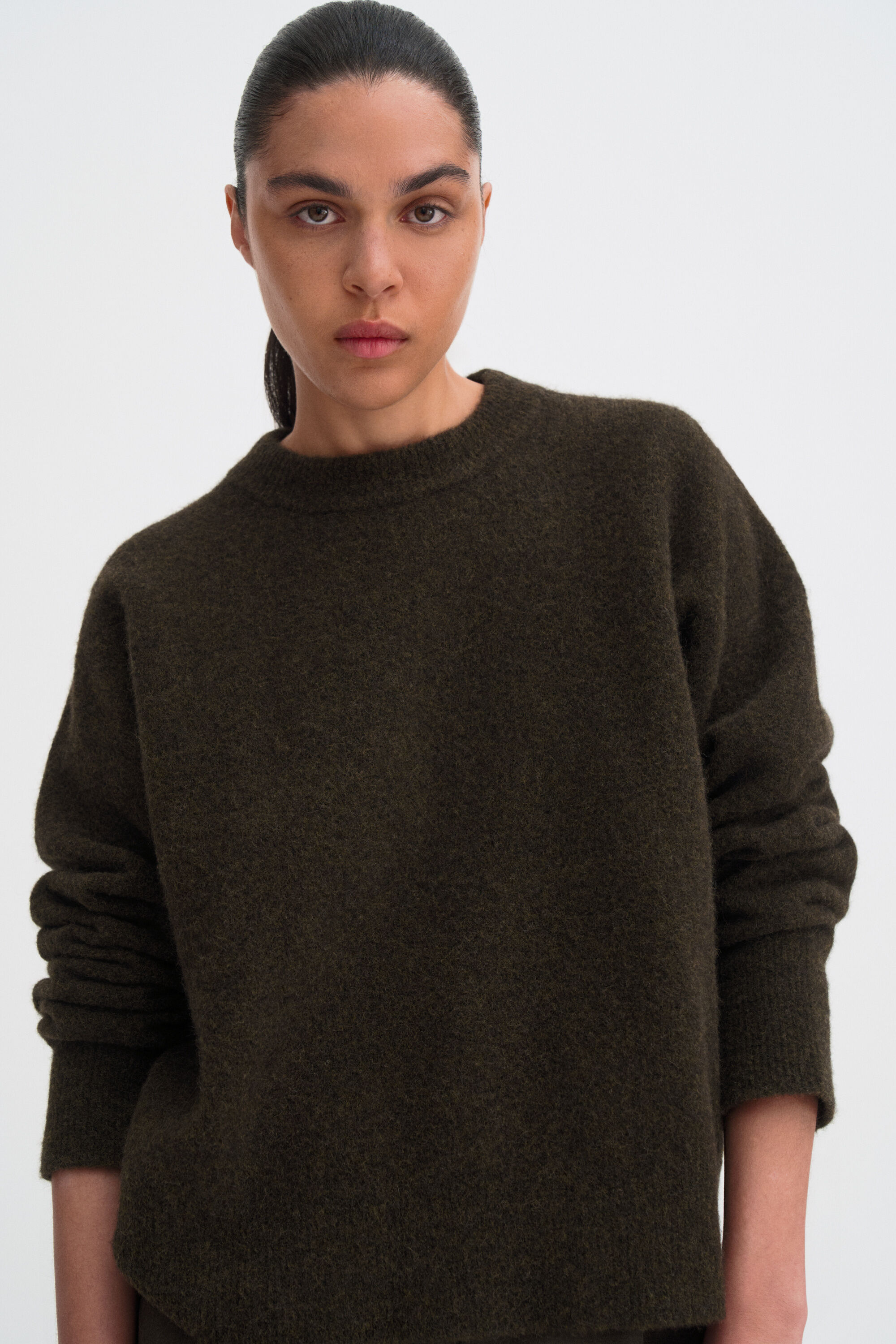 Wool Yak Crewneck Sweater