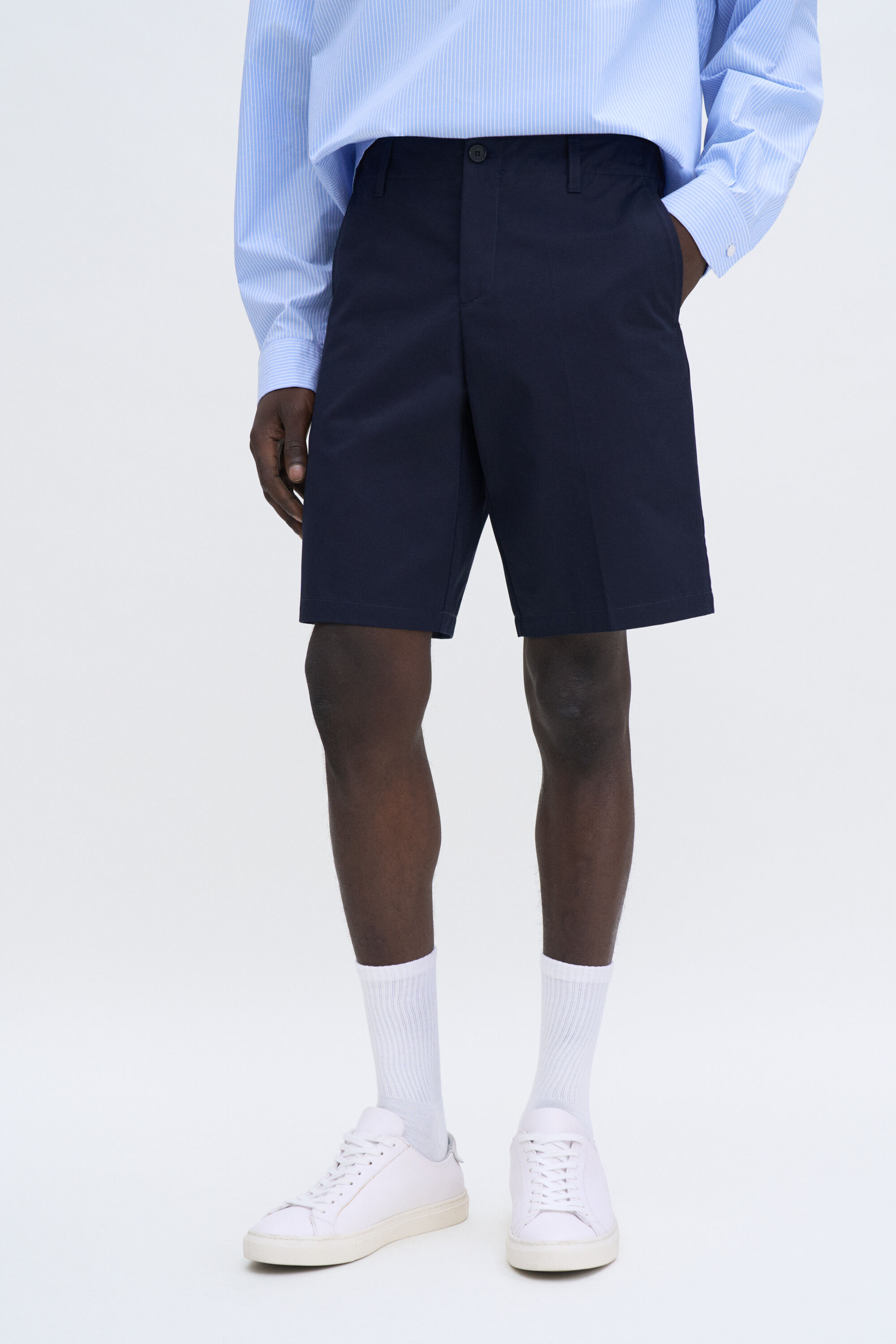 Cotton Tailored Shorts