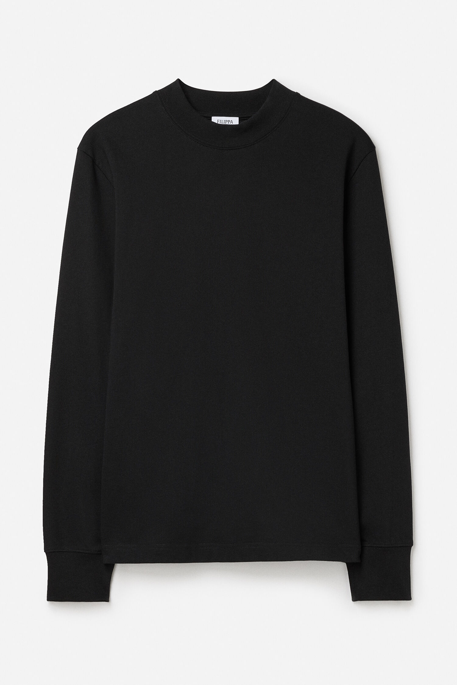 Heavy Cotton Mock Neck Shirt