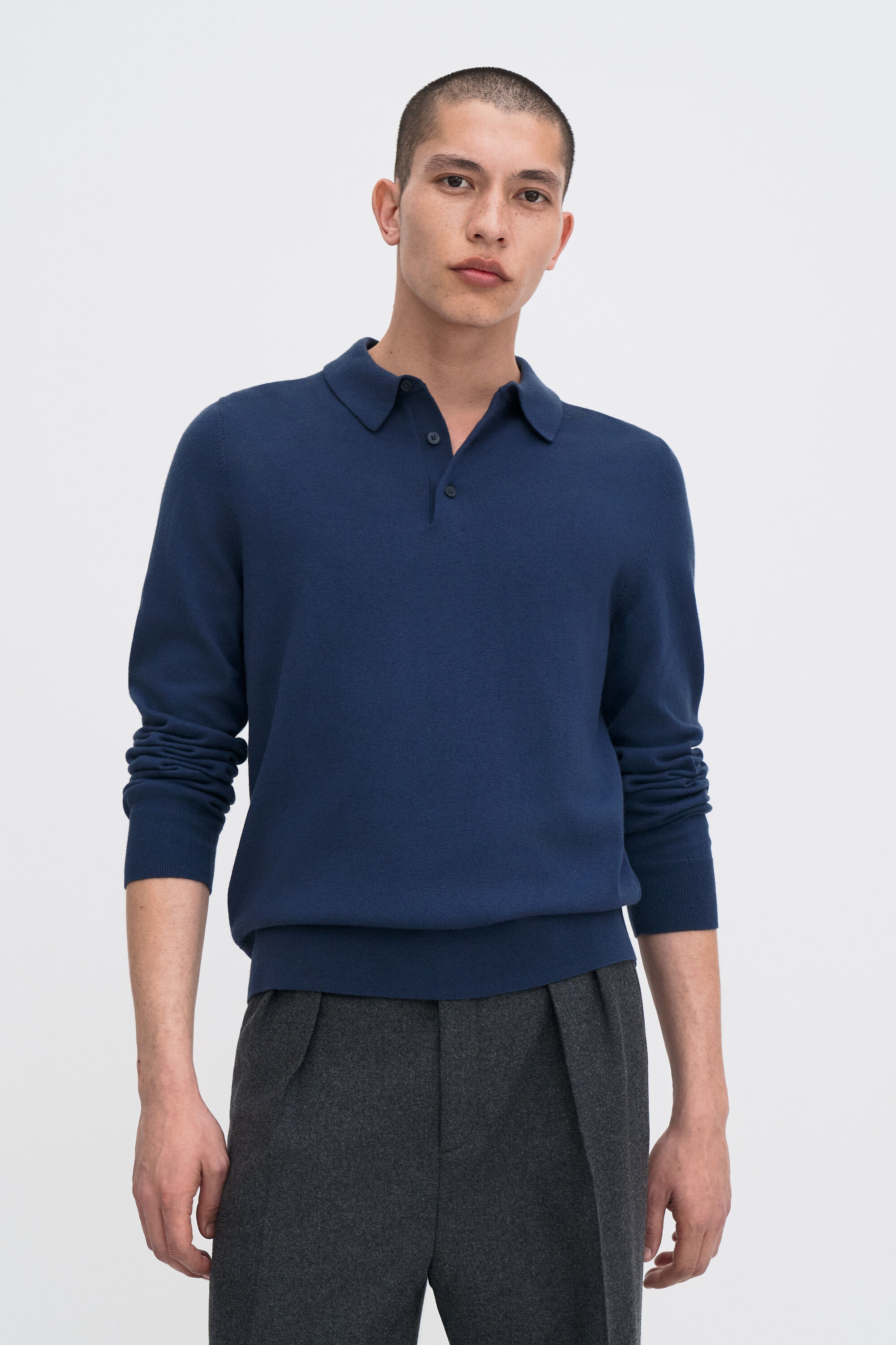 Knitted Polo Shirt