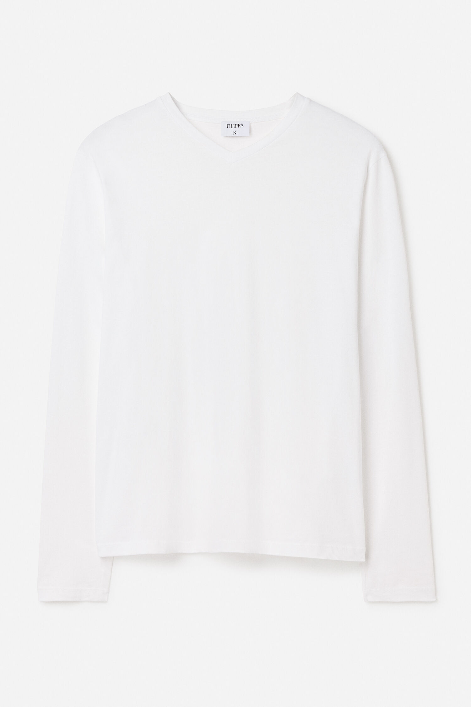 Cotton Jersey V-Neck Tee