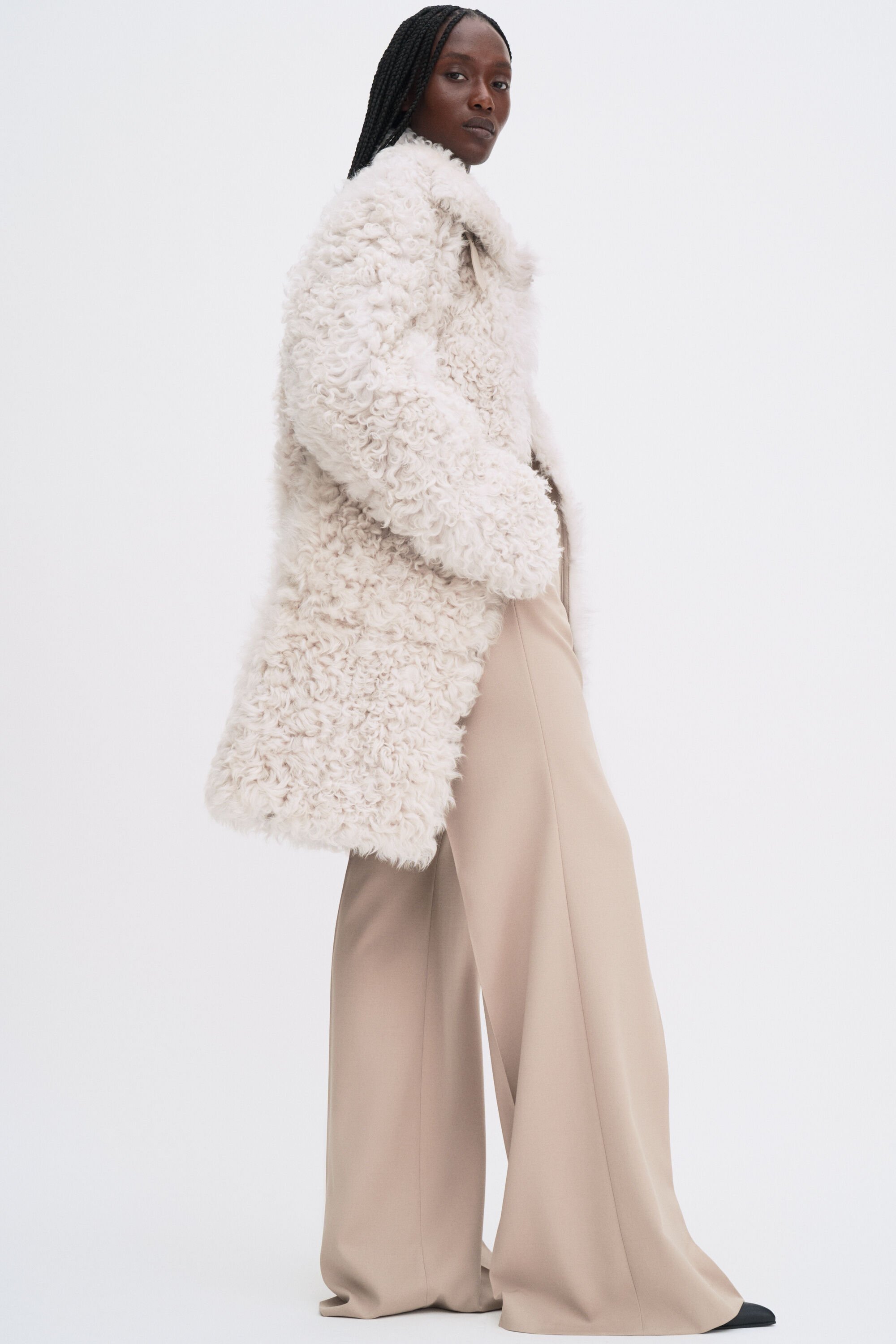 Reversible Shearling Coat