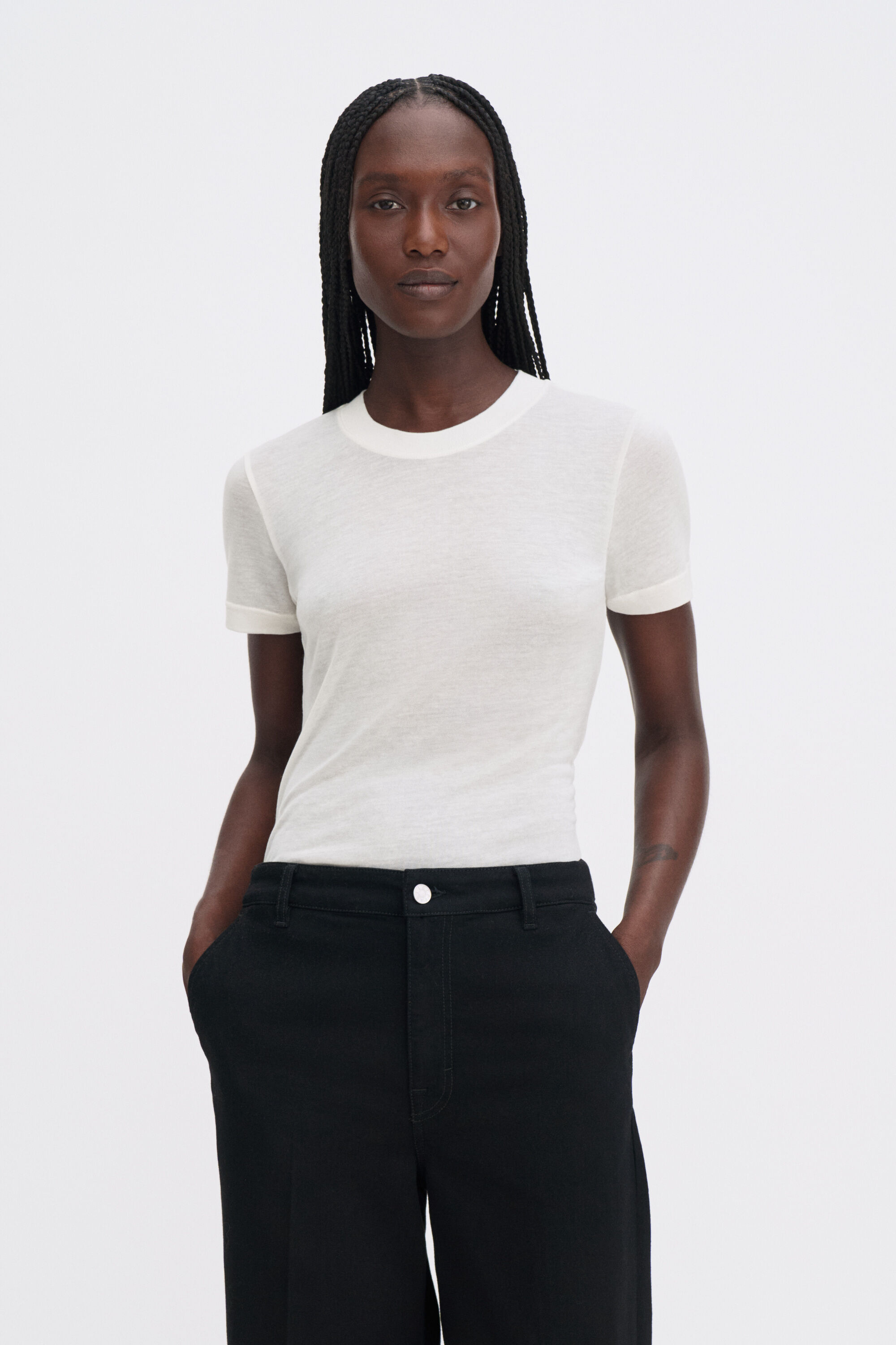 Lyocell Cashmere Tee