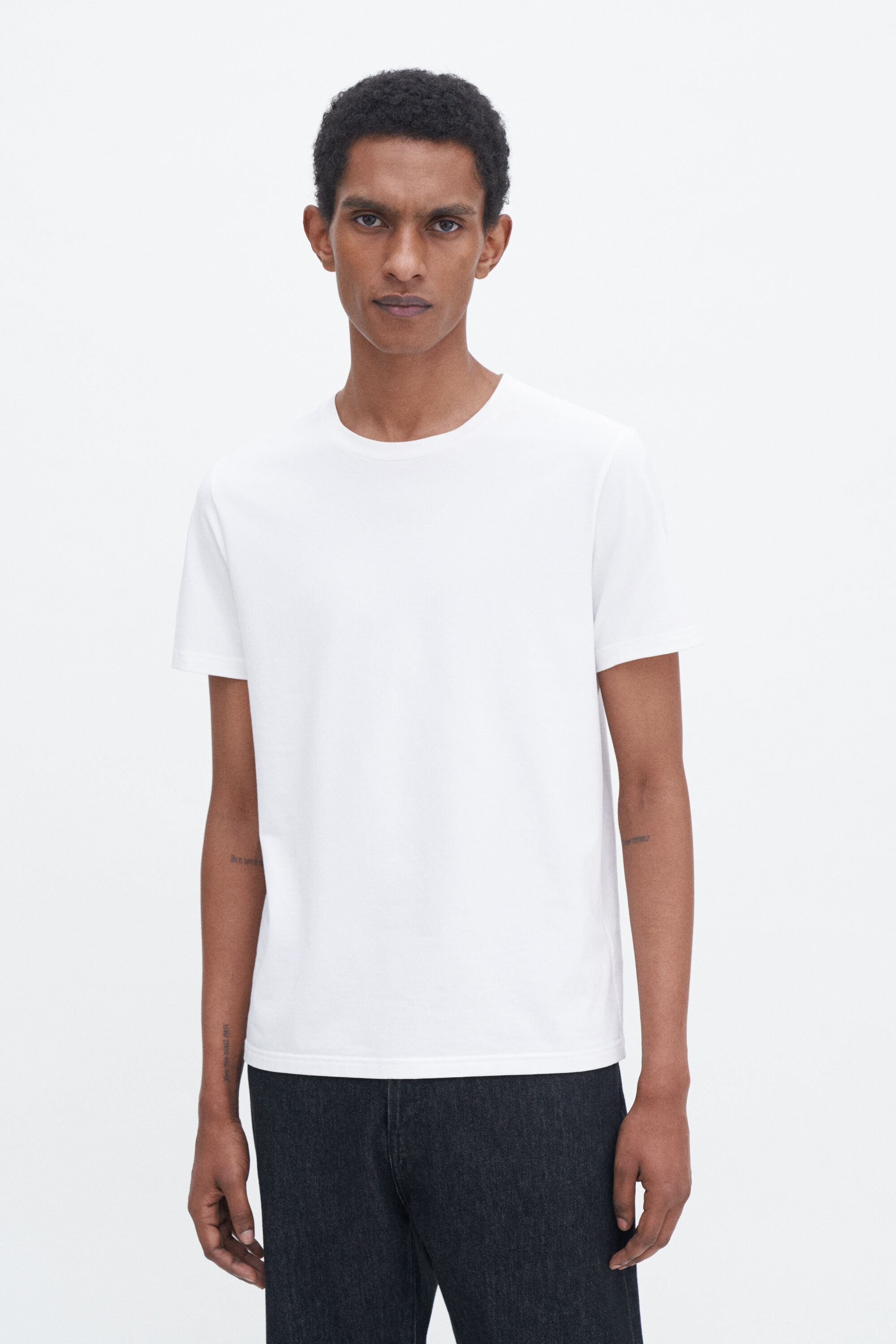 Stretch Cotton Tee