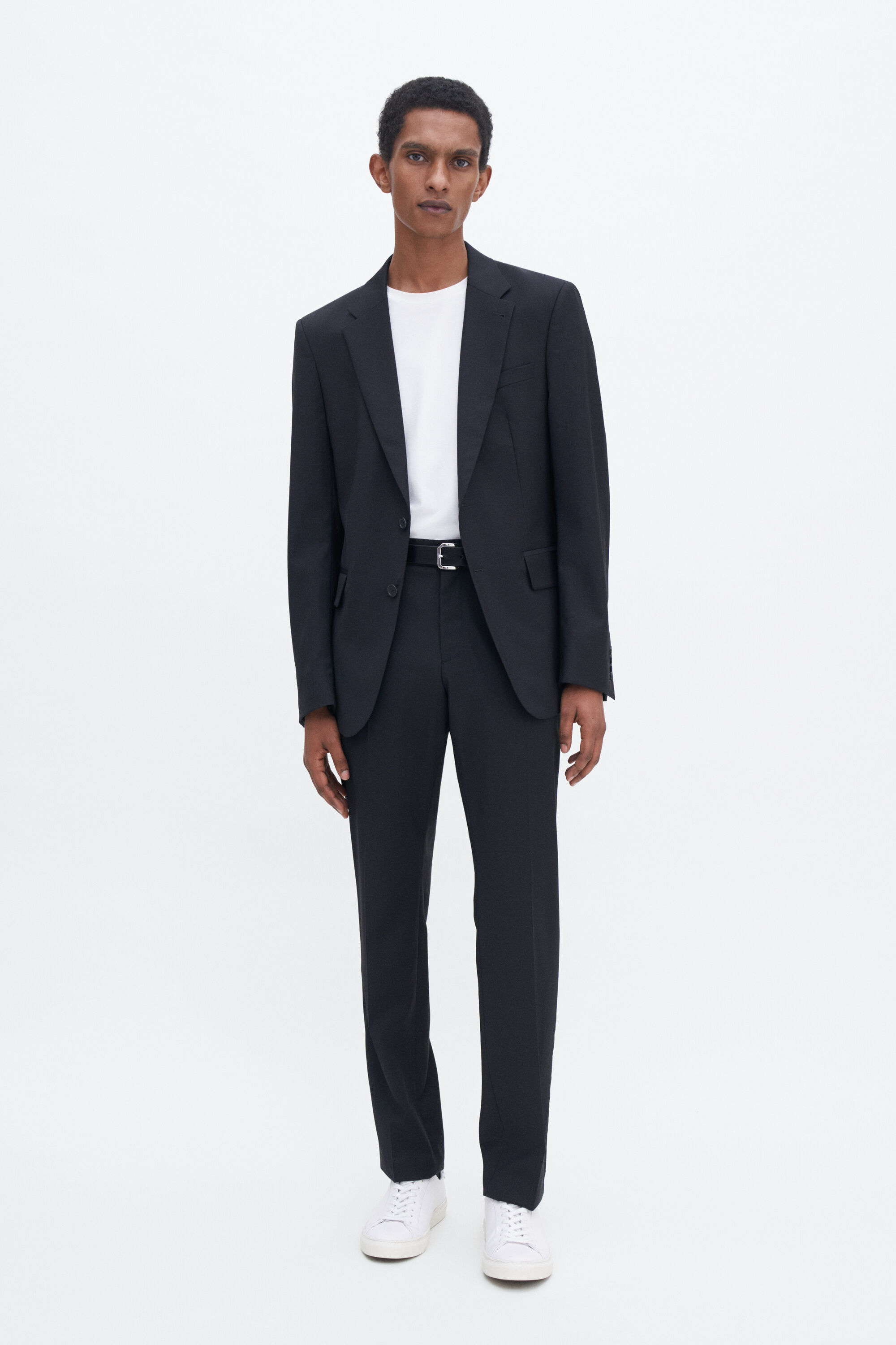 Slim Tapered Wool Trousers