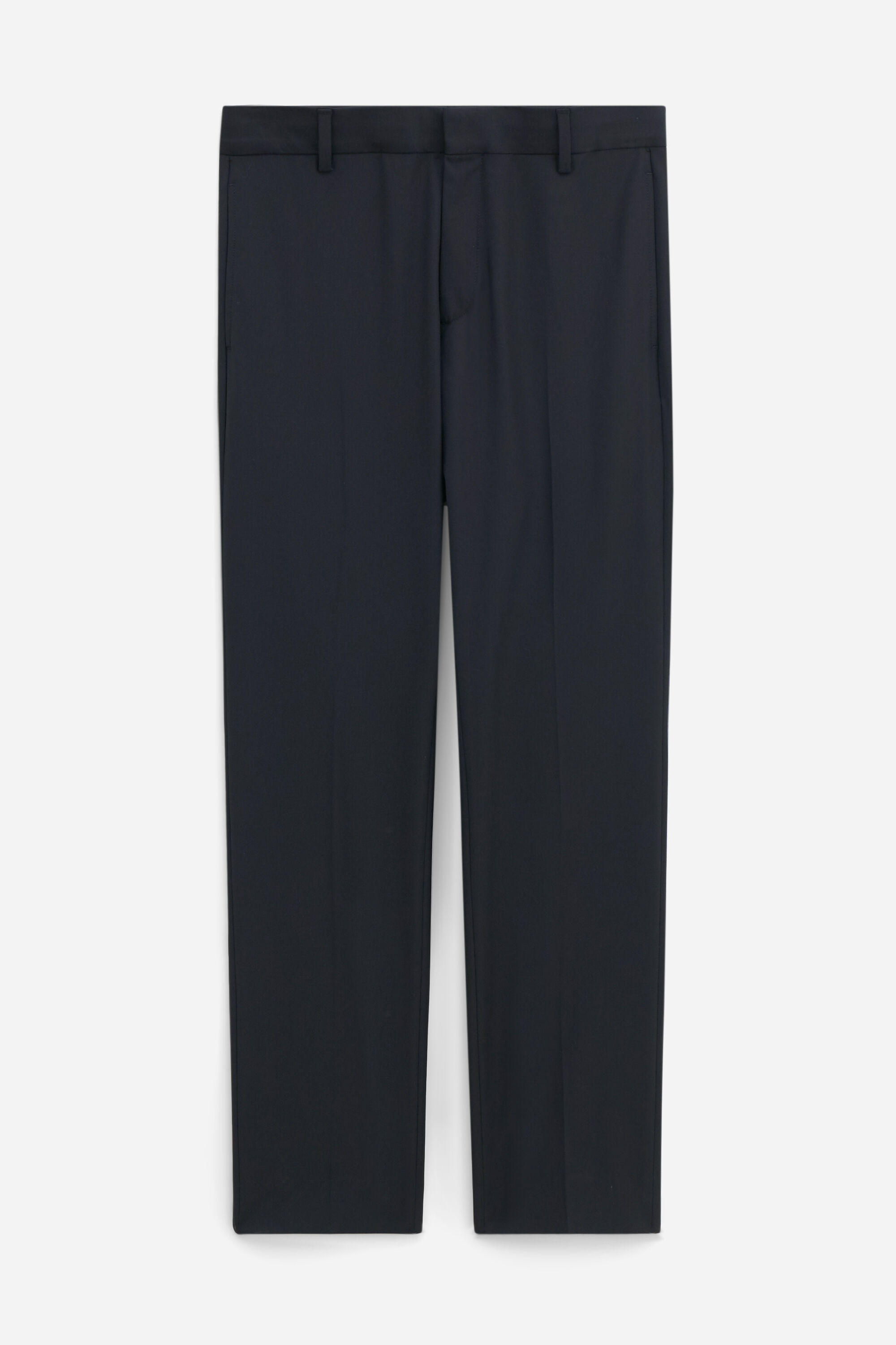 Slim Tapered Wool Trousers