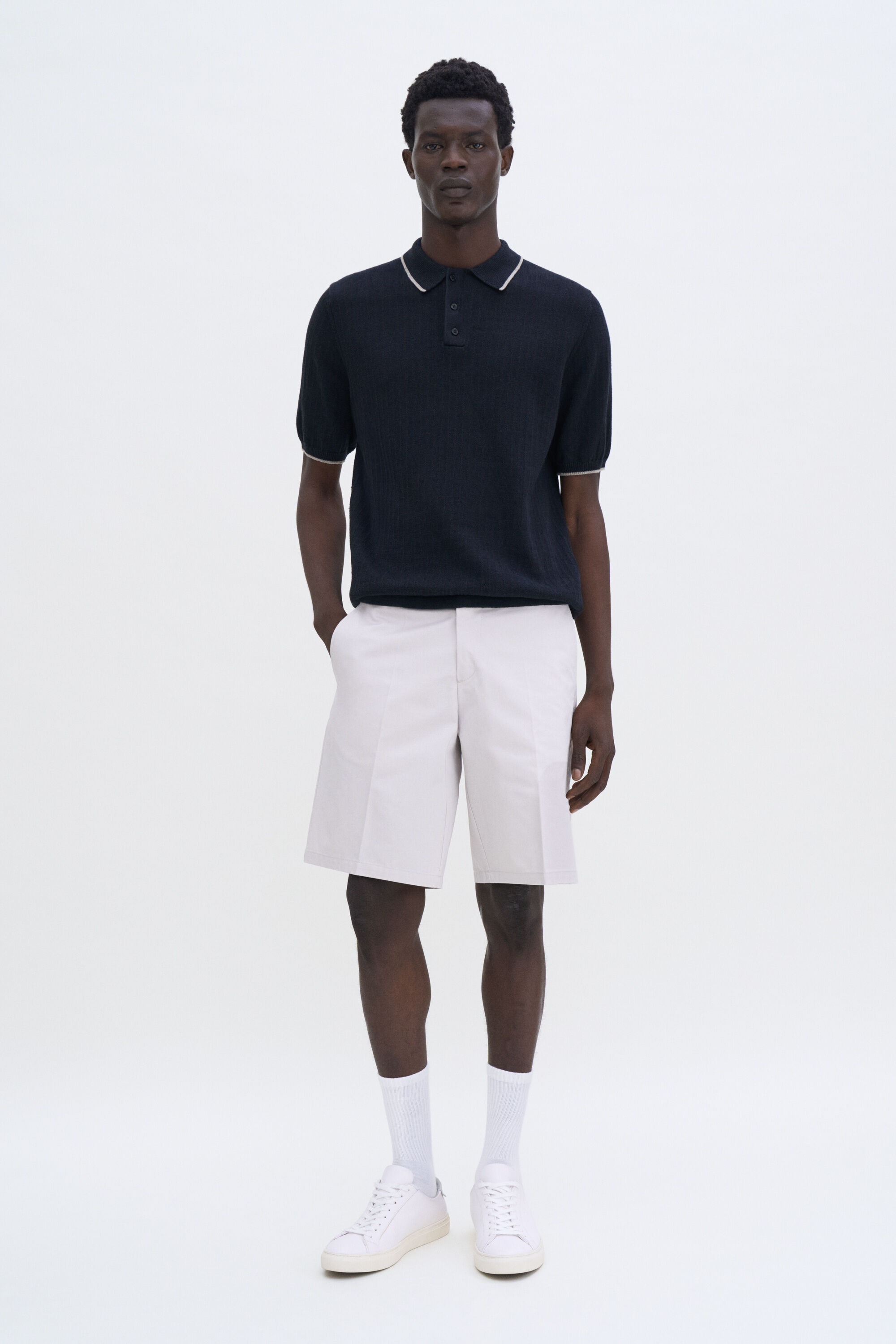 Cotton Tailored Shorts