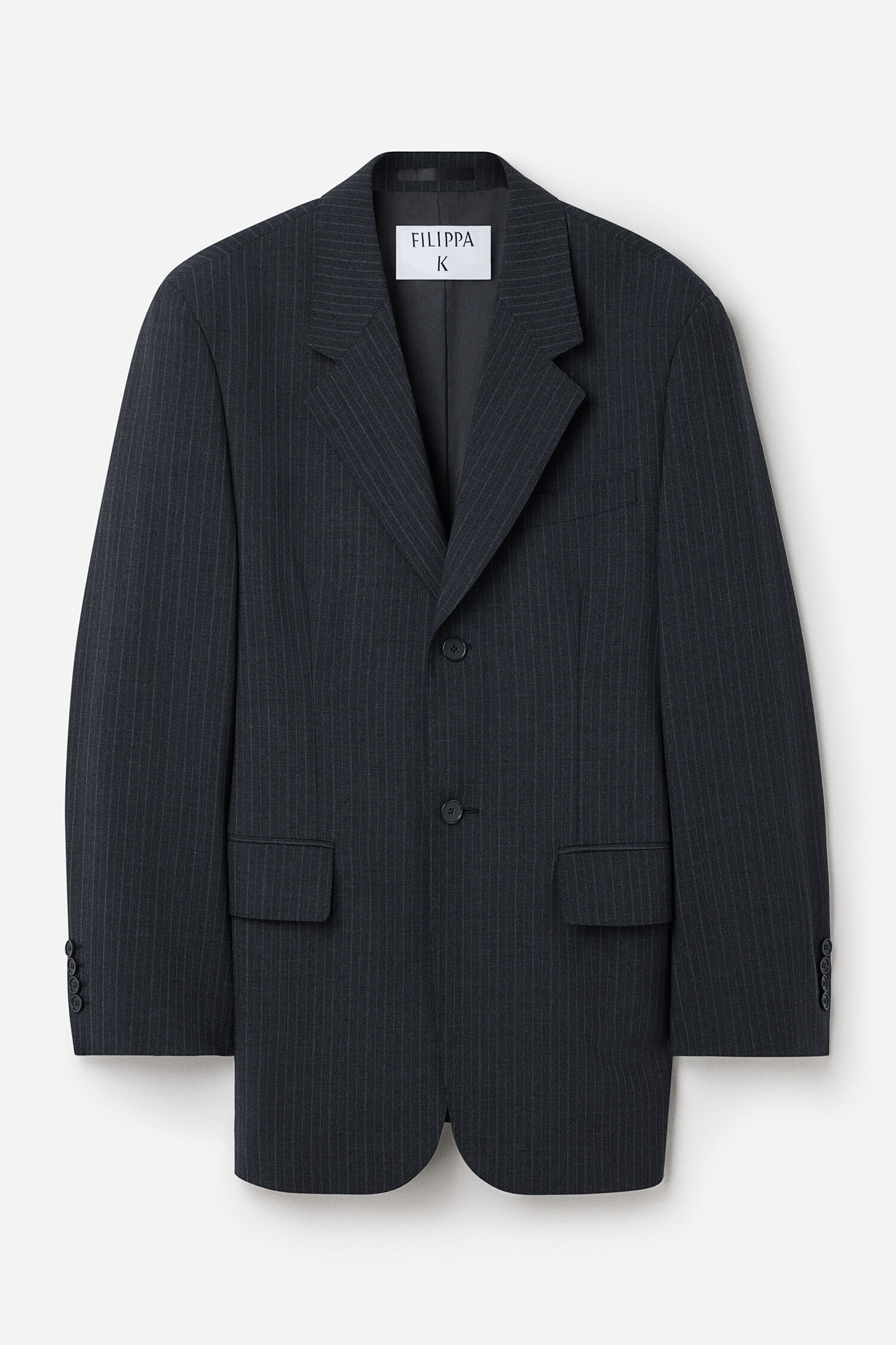 Hourglass Pinstripe Blazer