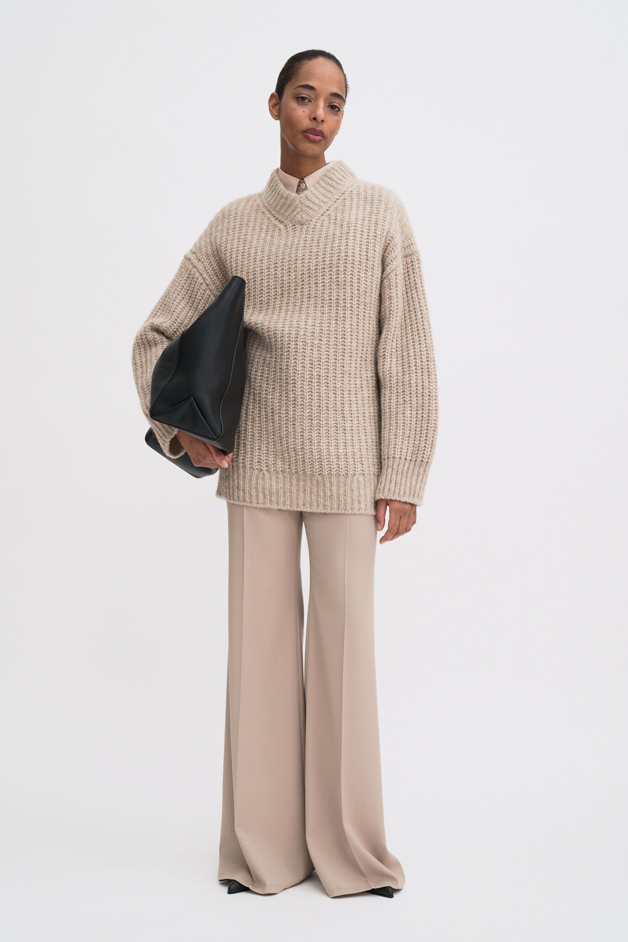 Soft Alpaca V-Neck Sweater