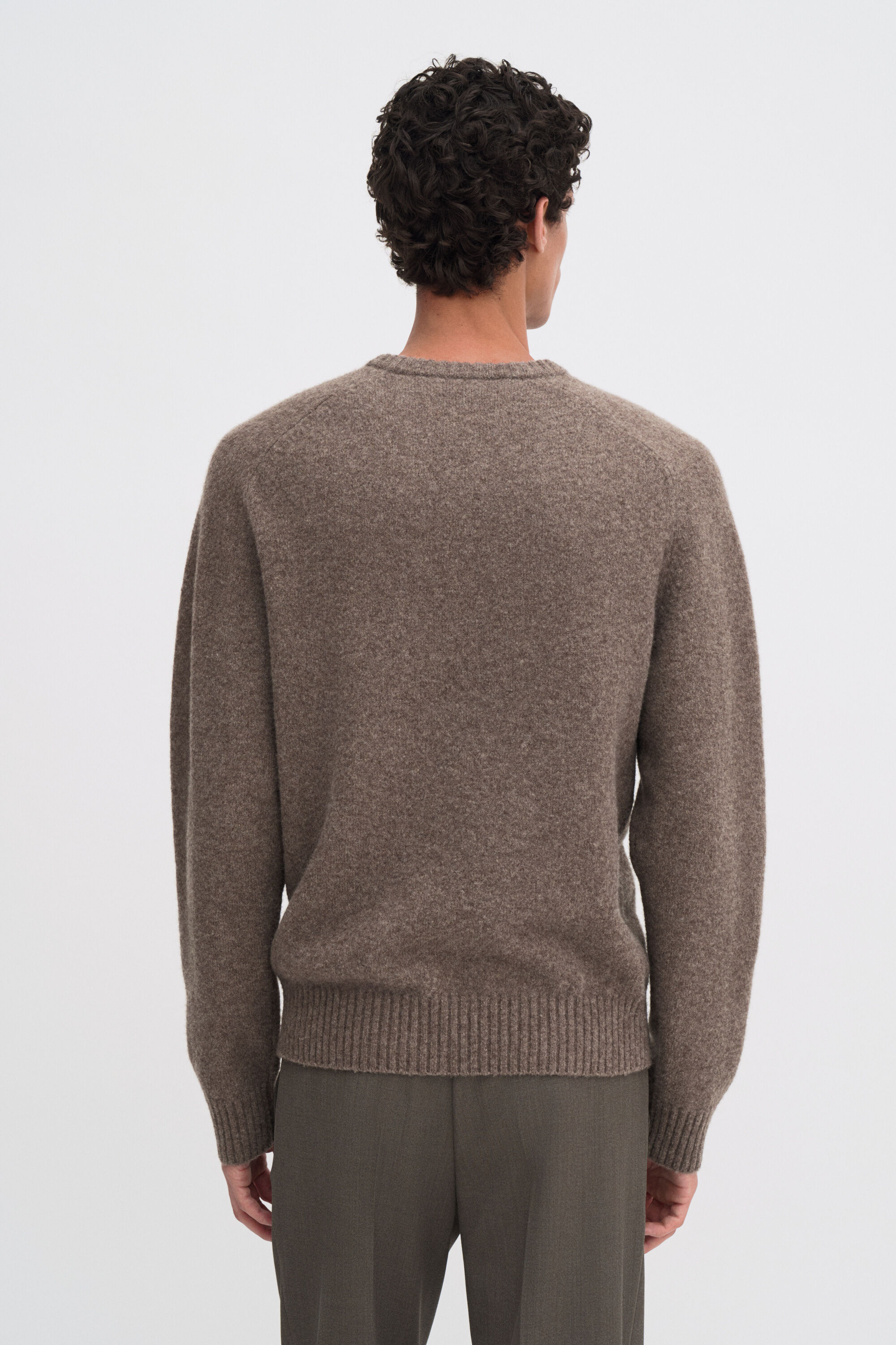 Yak Wool V- Neck Sweater