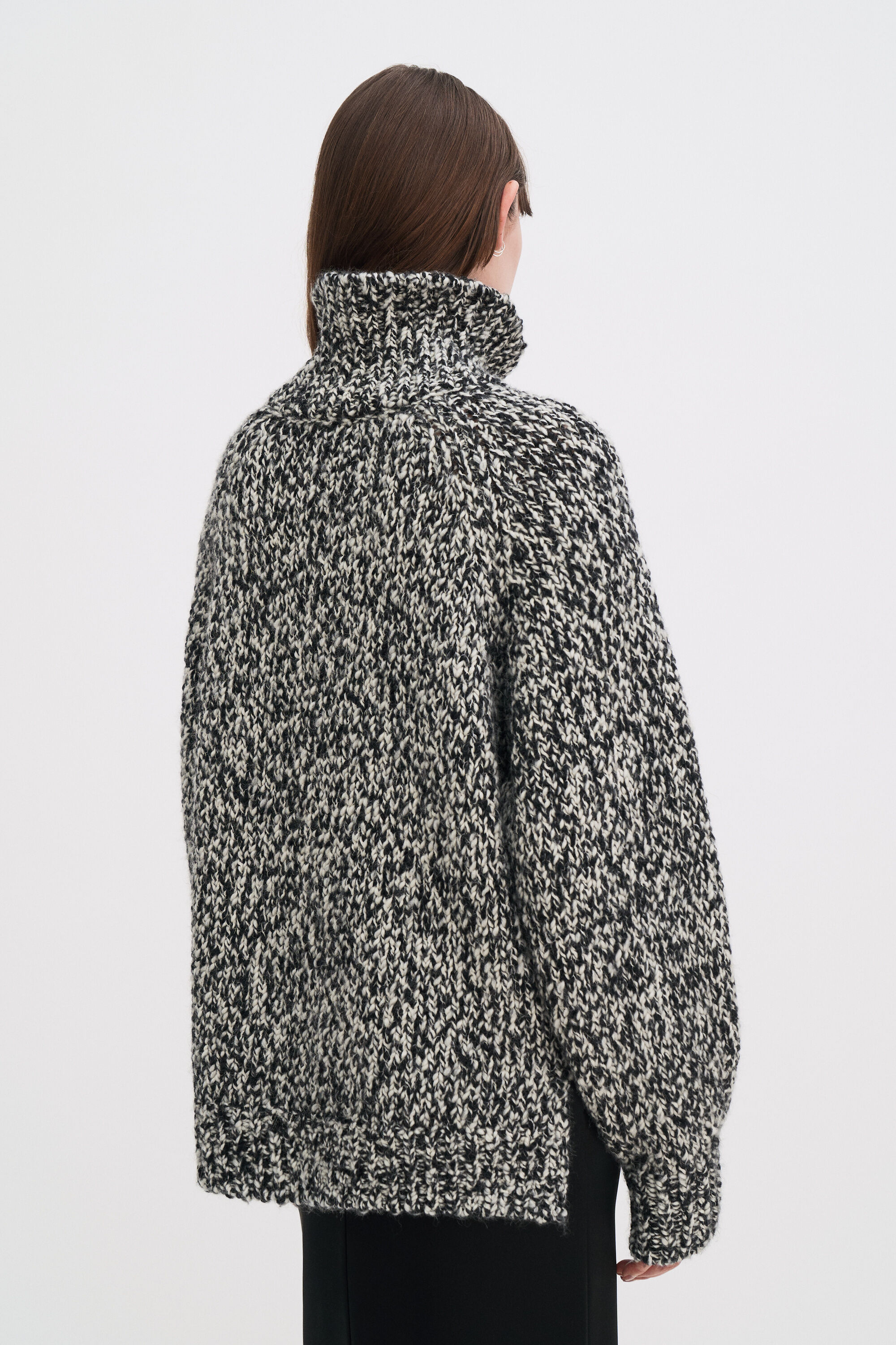 Wool Alpaca Mouliné Sweater