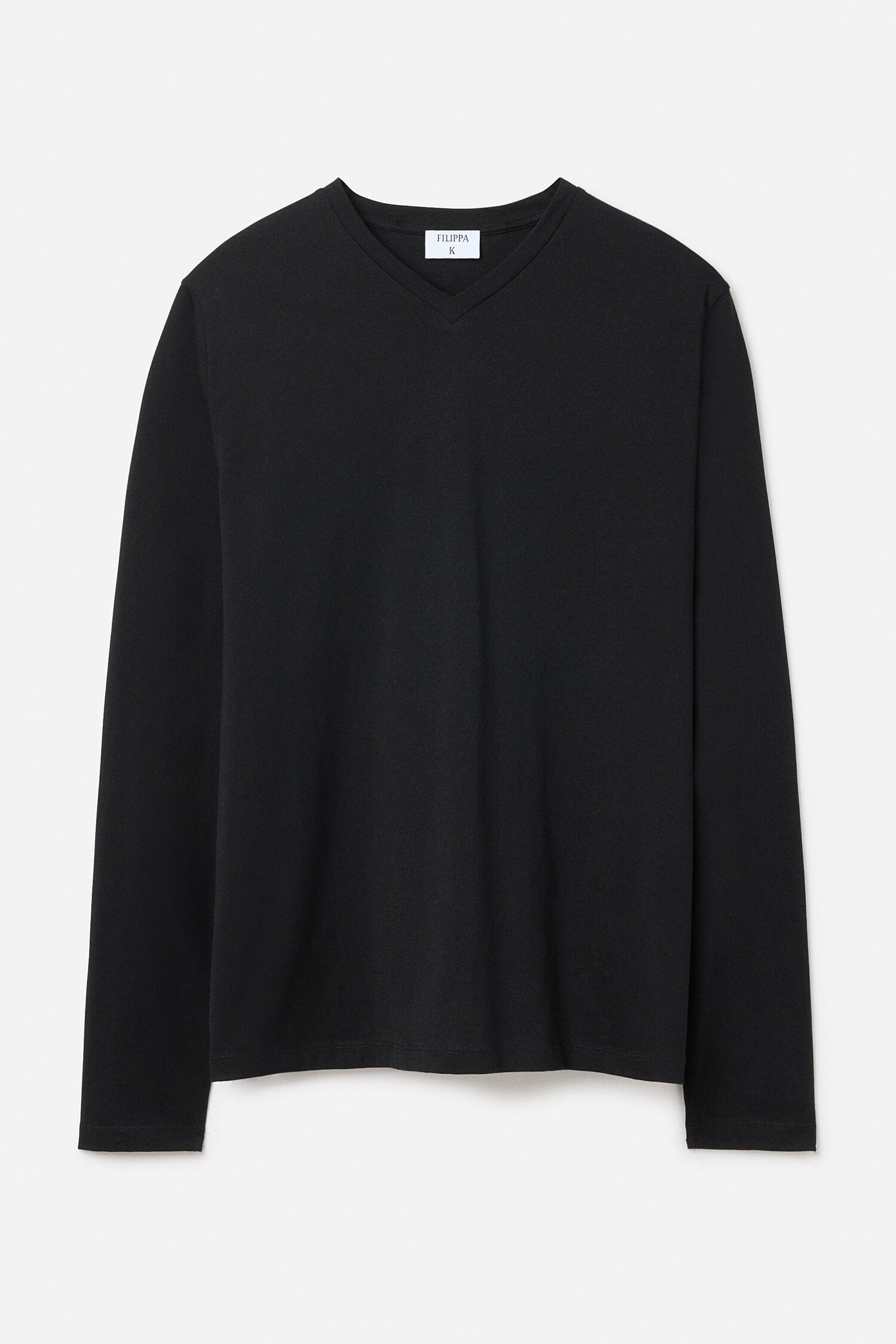 Cotton Jersey V-Neck Tee