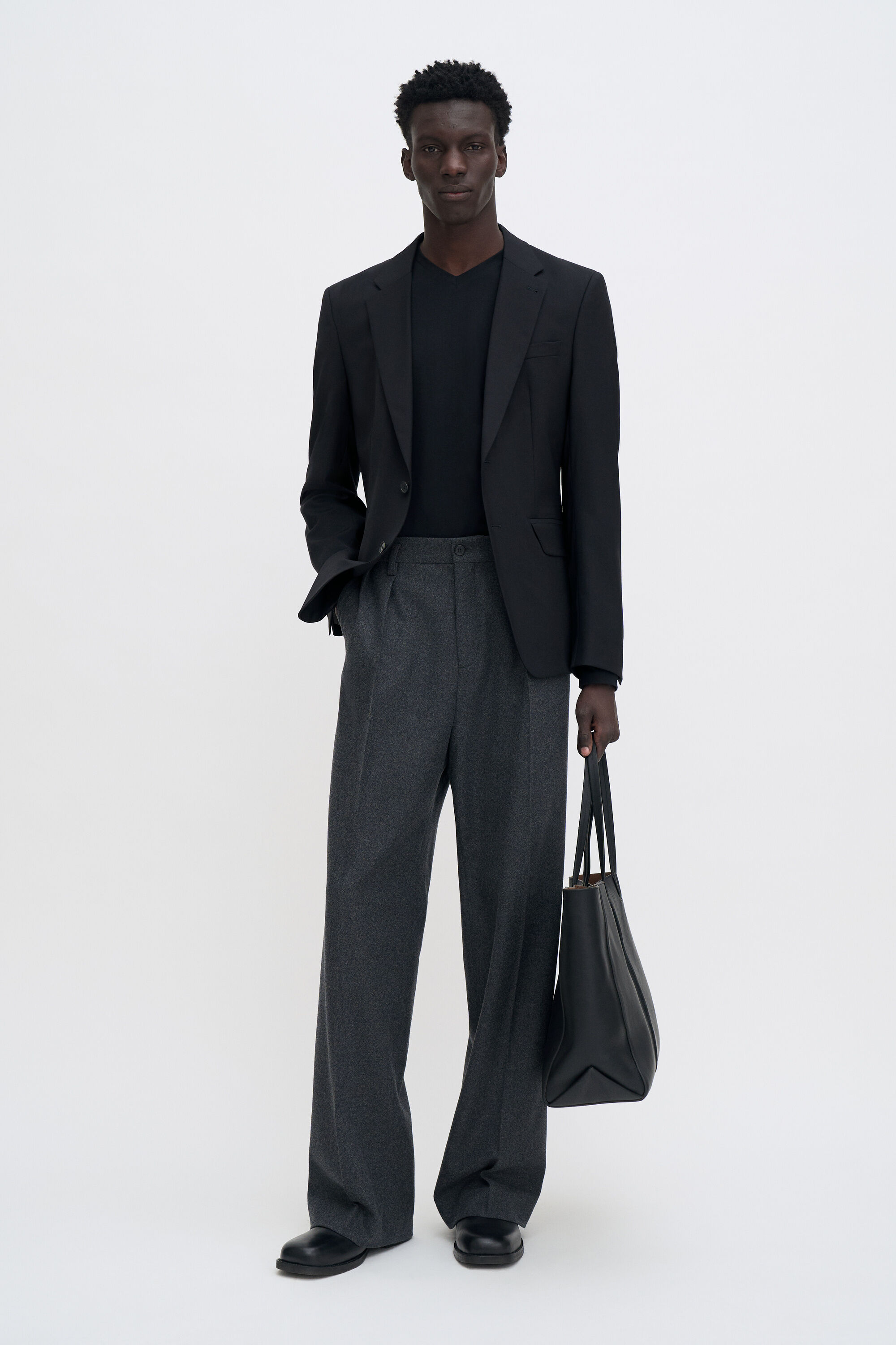 Cotton Jersey V-Neck Tee