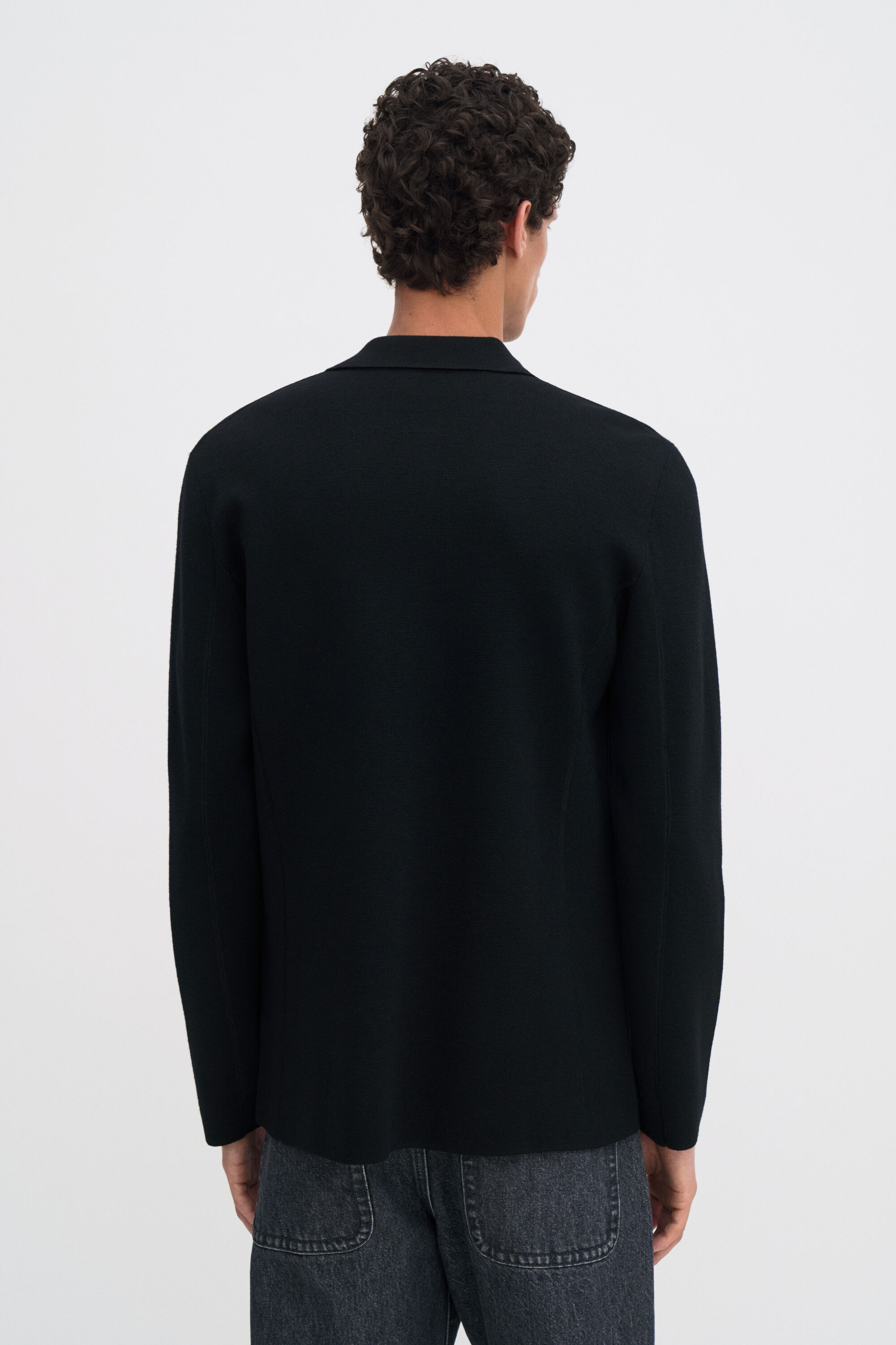 Wool Milano Knit Blazer