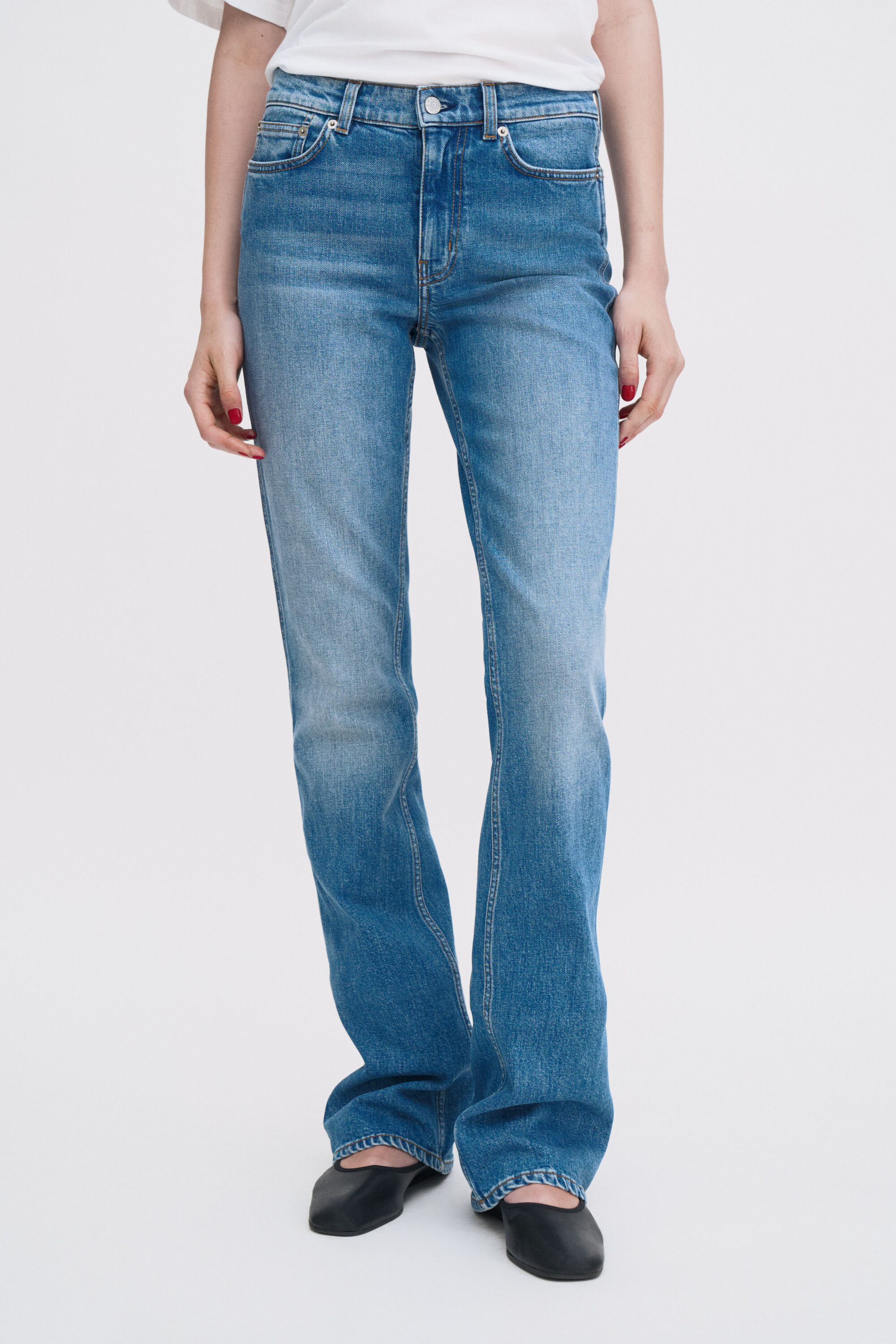 Stacked Bootcut Jeans