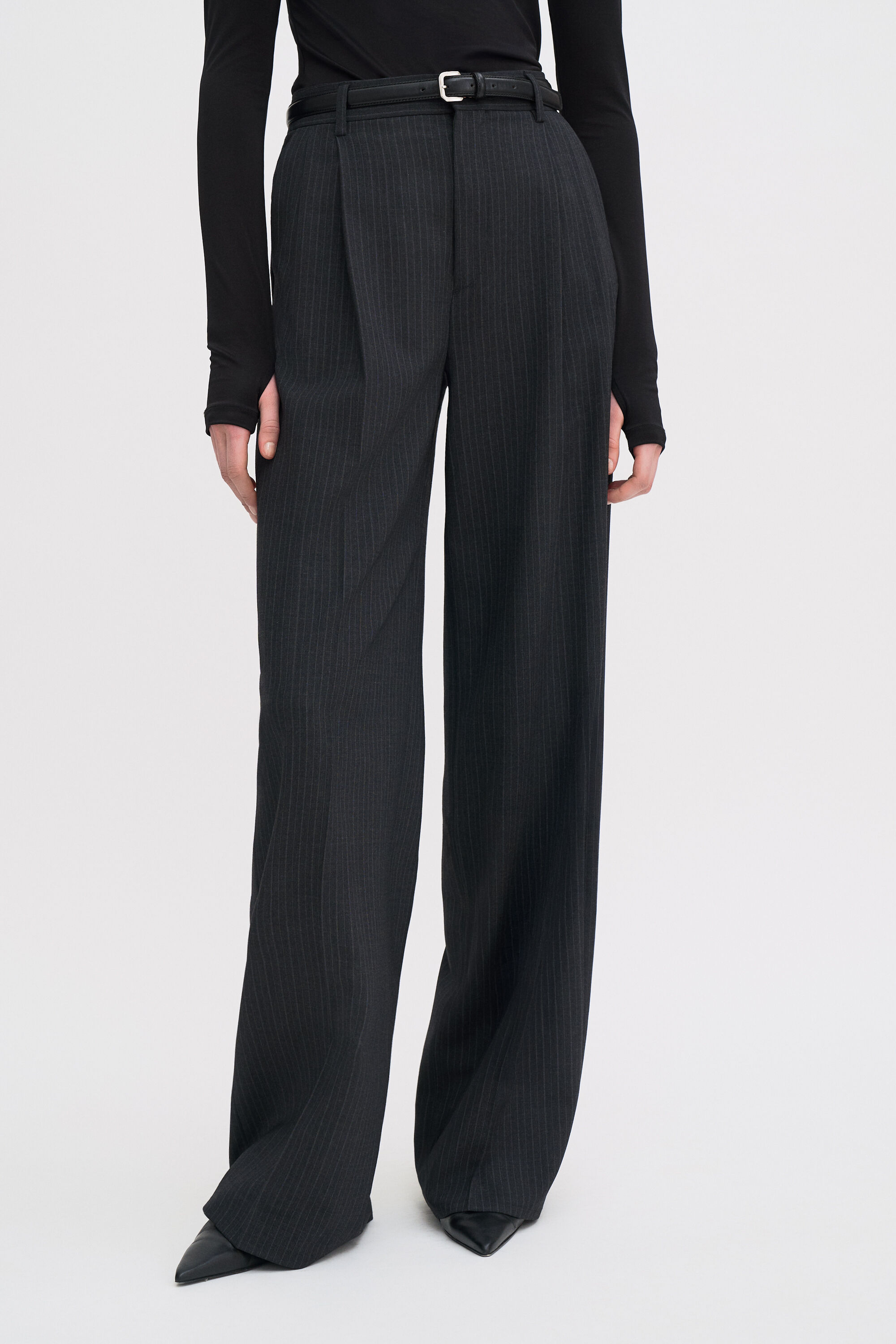 Darcey Pinstripe Trousers