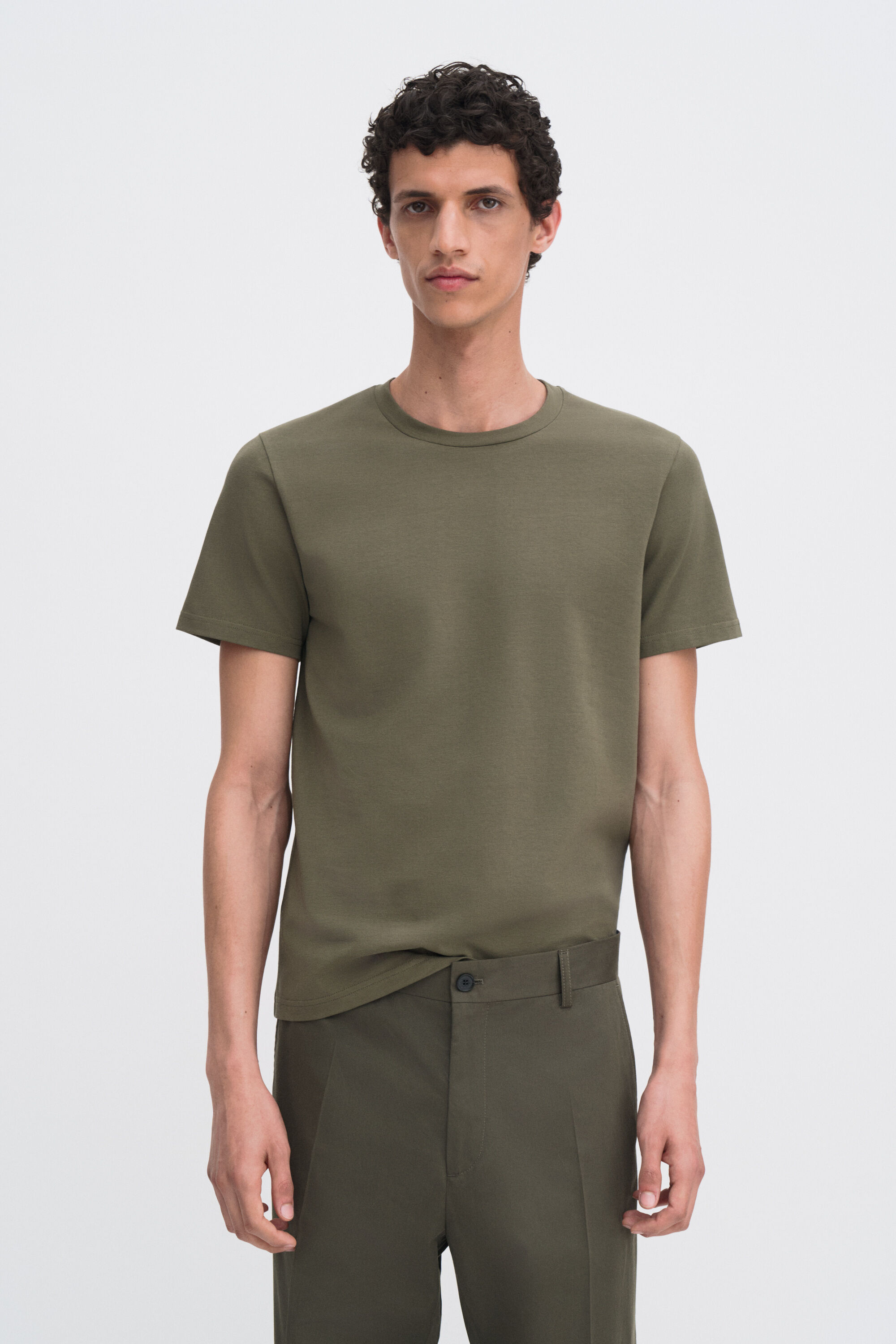 Stretch Cotton Tee