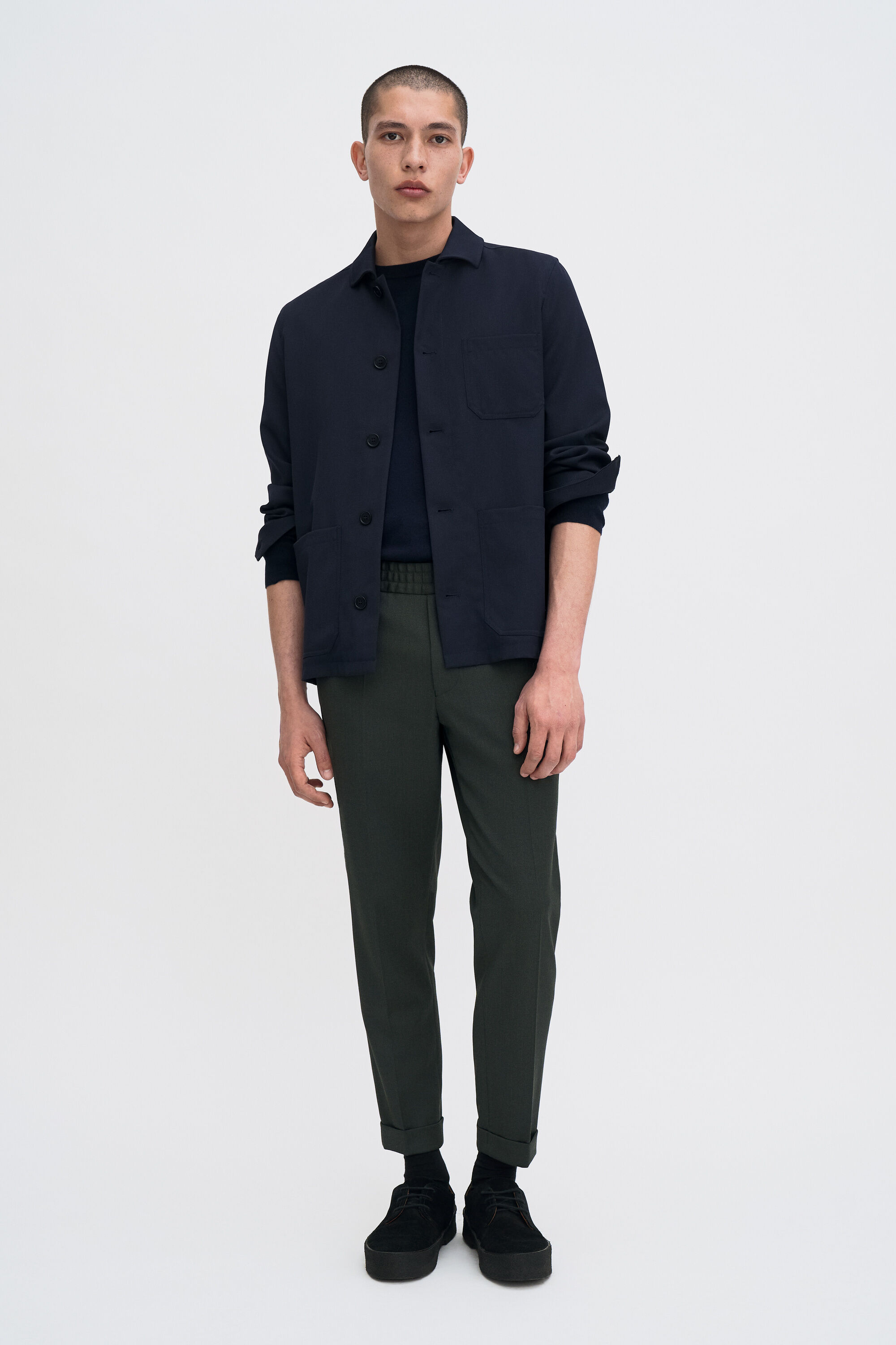 Terry Cropped Trousers
