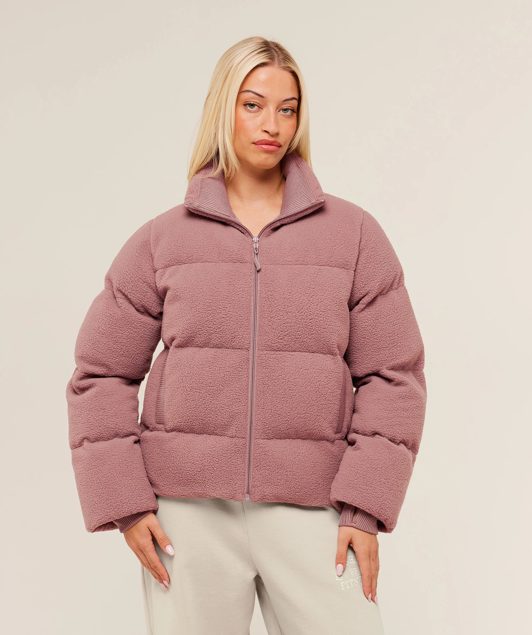 Sherpa Puffer Jacket