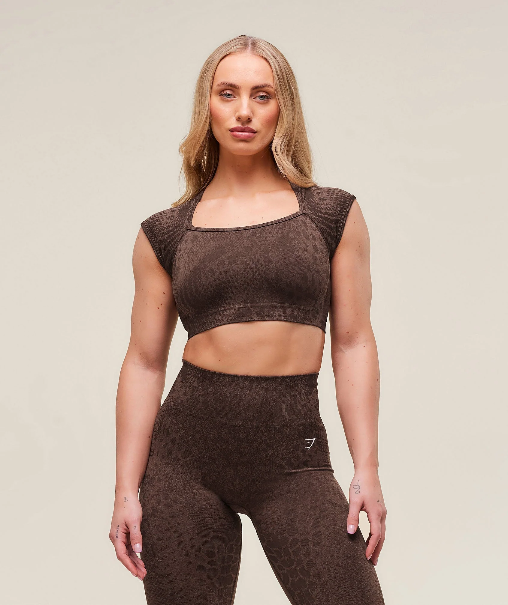 Adapt Animal X Whitney Seamless Crop Top