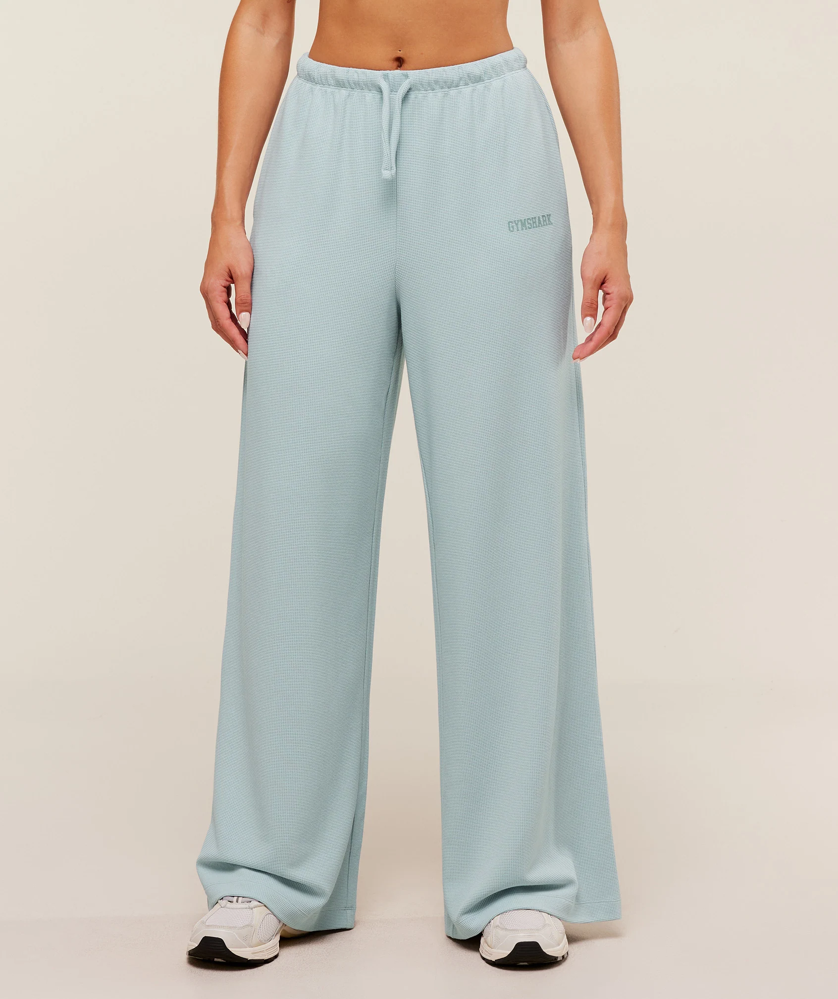 Waffle Wide Leg Pants