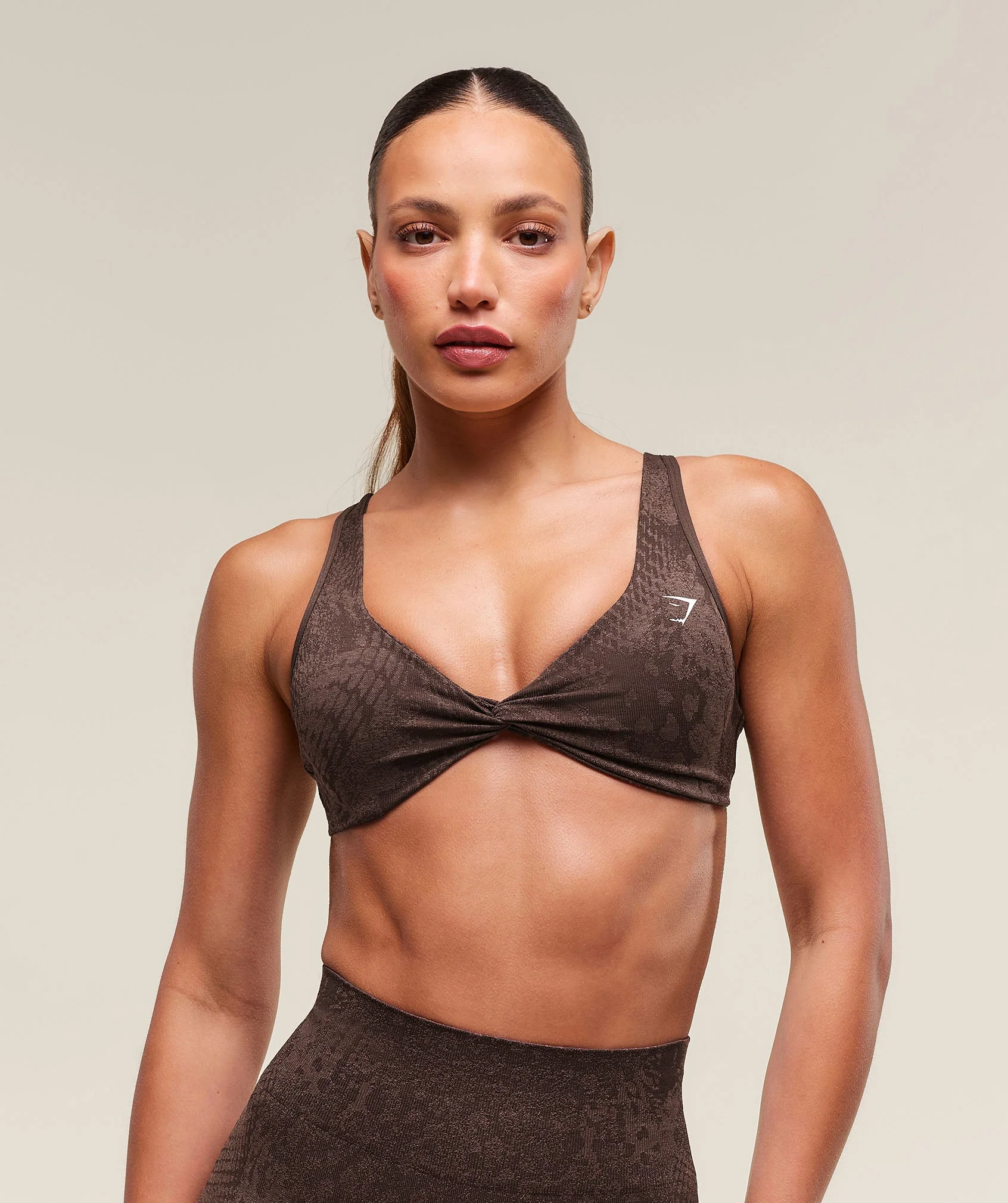 Adapt Animal X Whitney Seamless Twist Front Bra