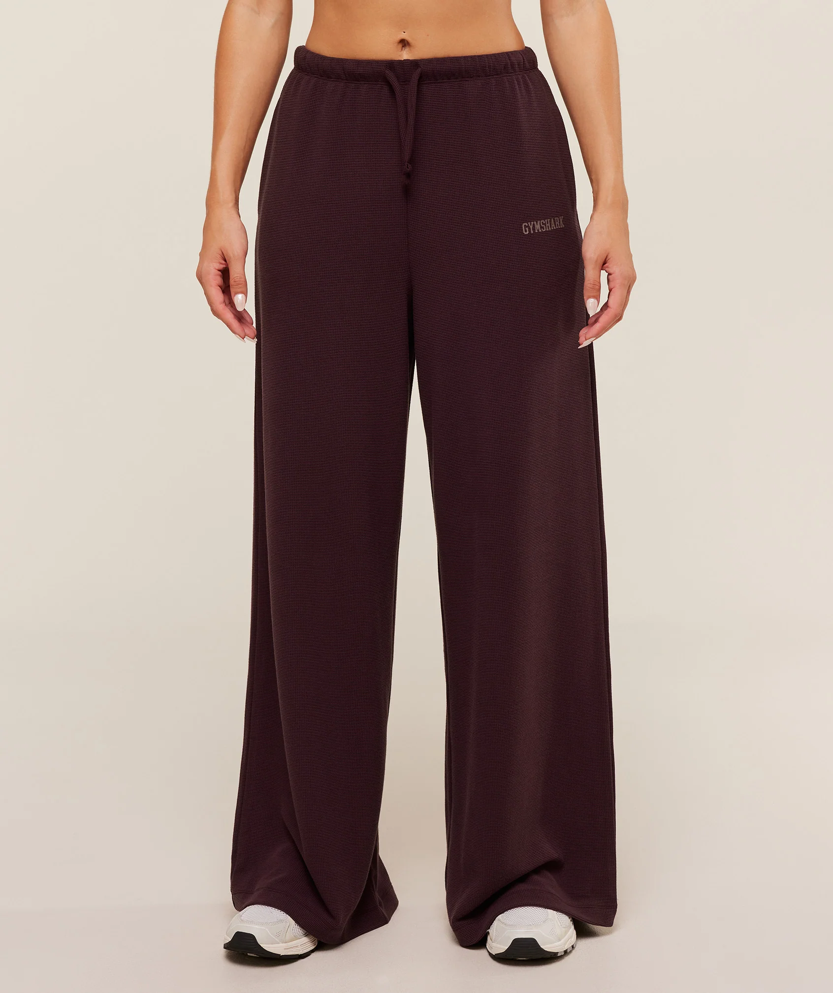 Waffle Wide Leg Pants