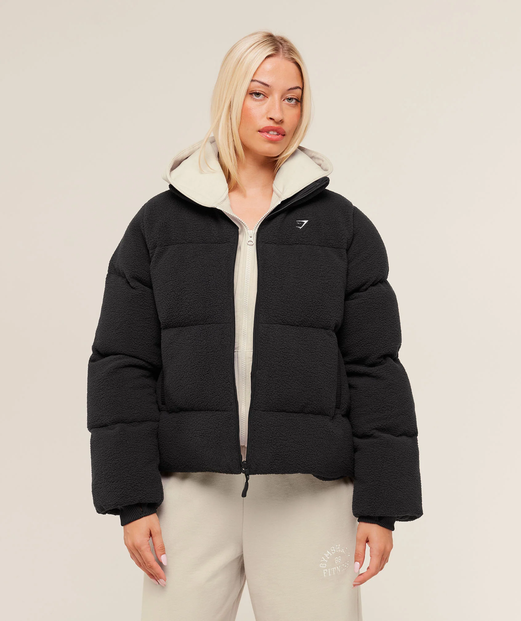 Sherpa Puffer Jacket