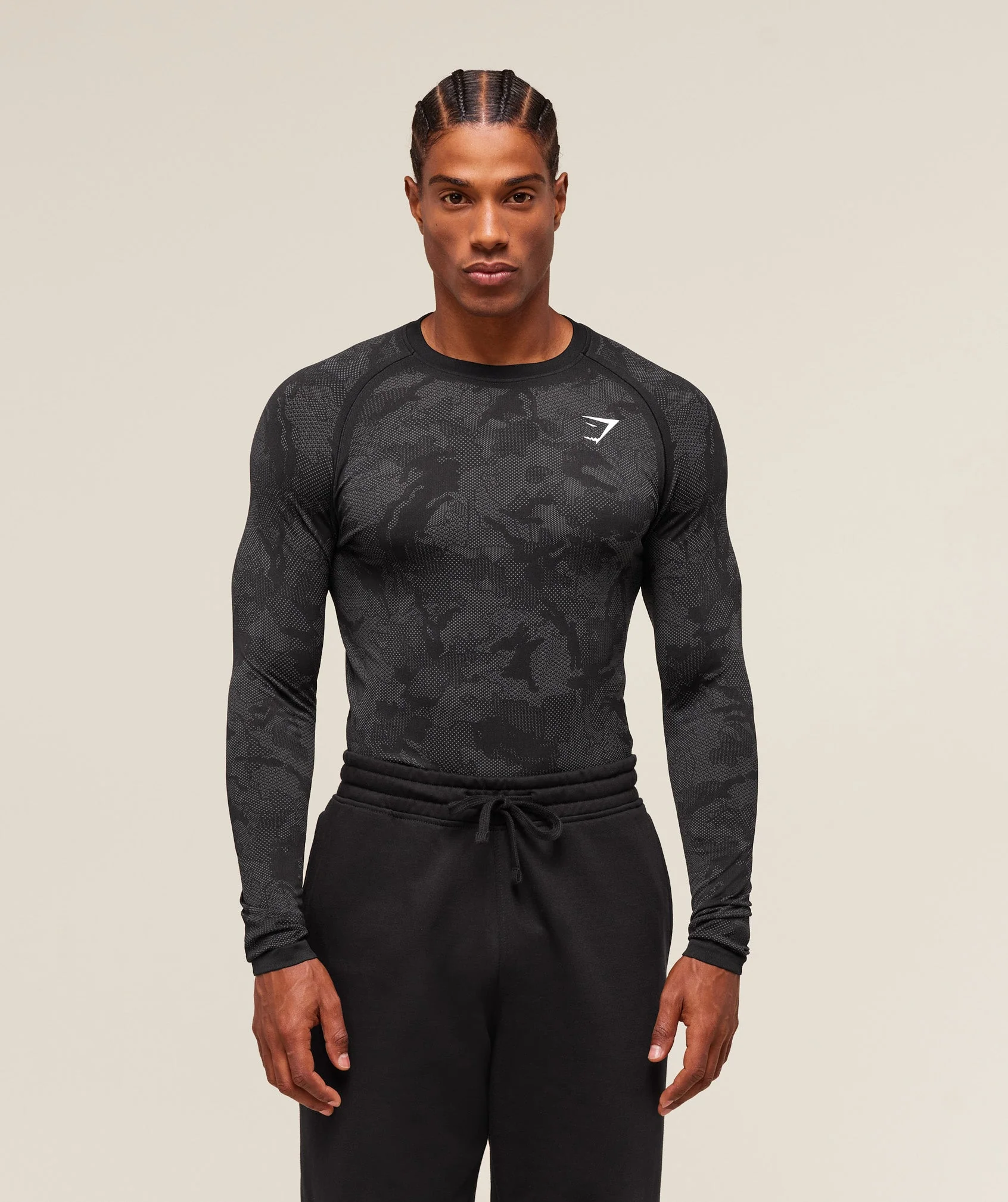 Geo Seamless Long Sleeve T-Shirt