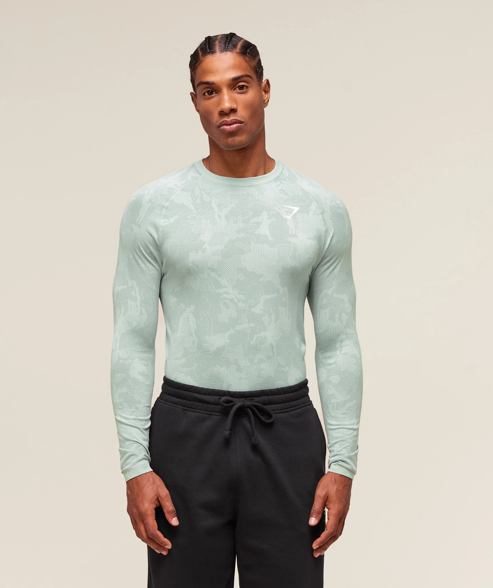 Geo Seamless Long Sleeve T-Shirt