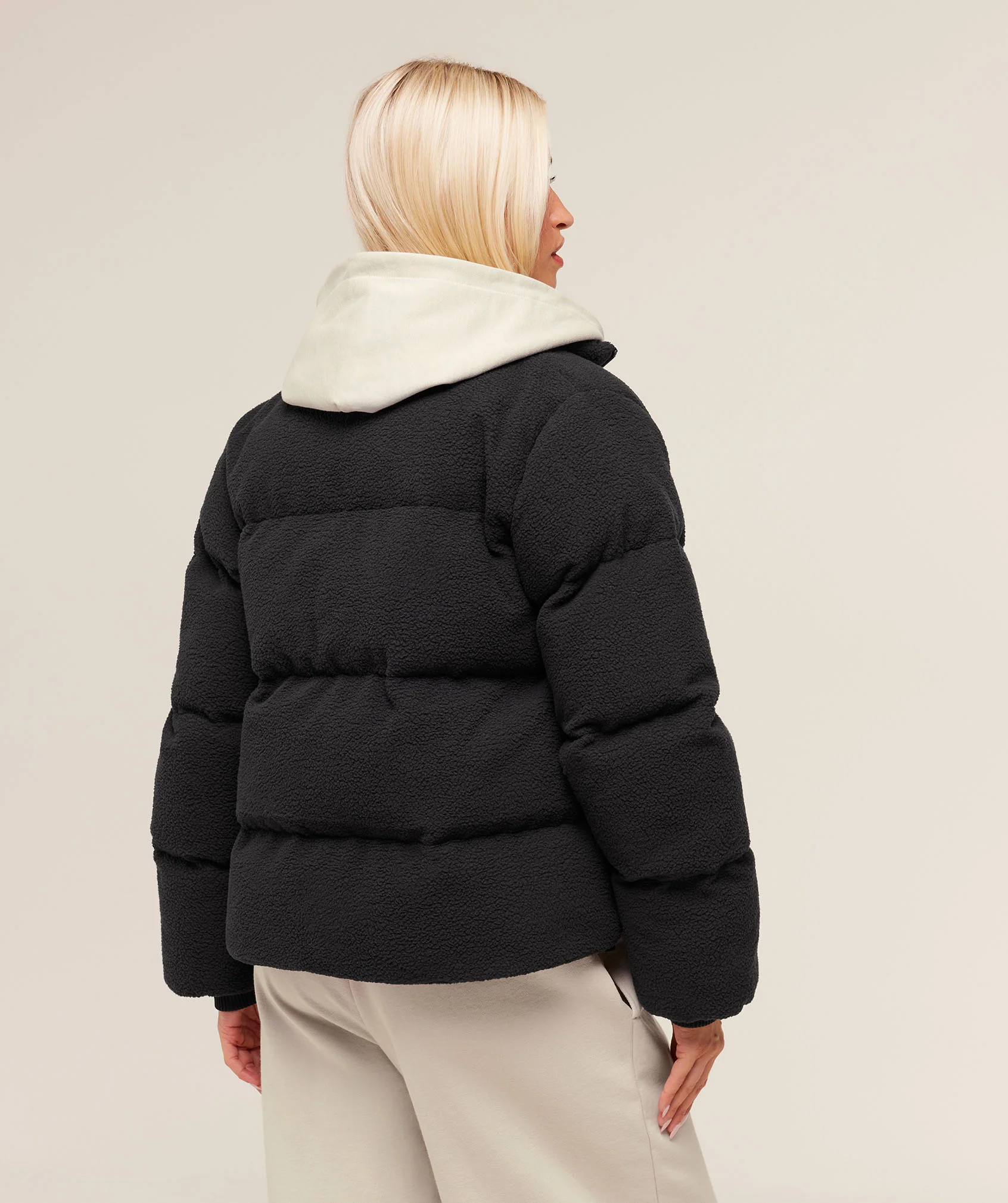 Sherpa Puffer Jacket