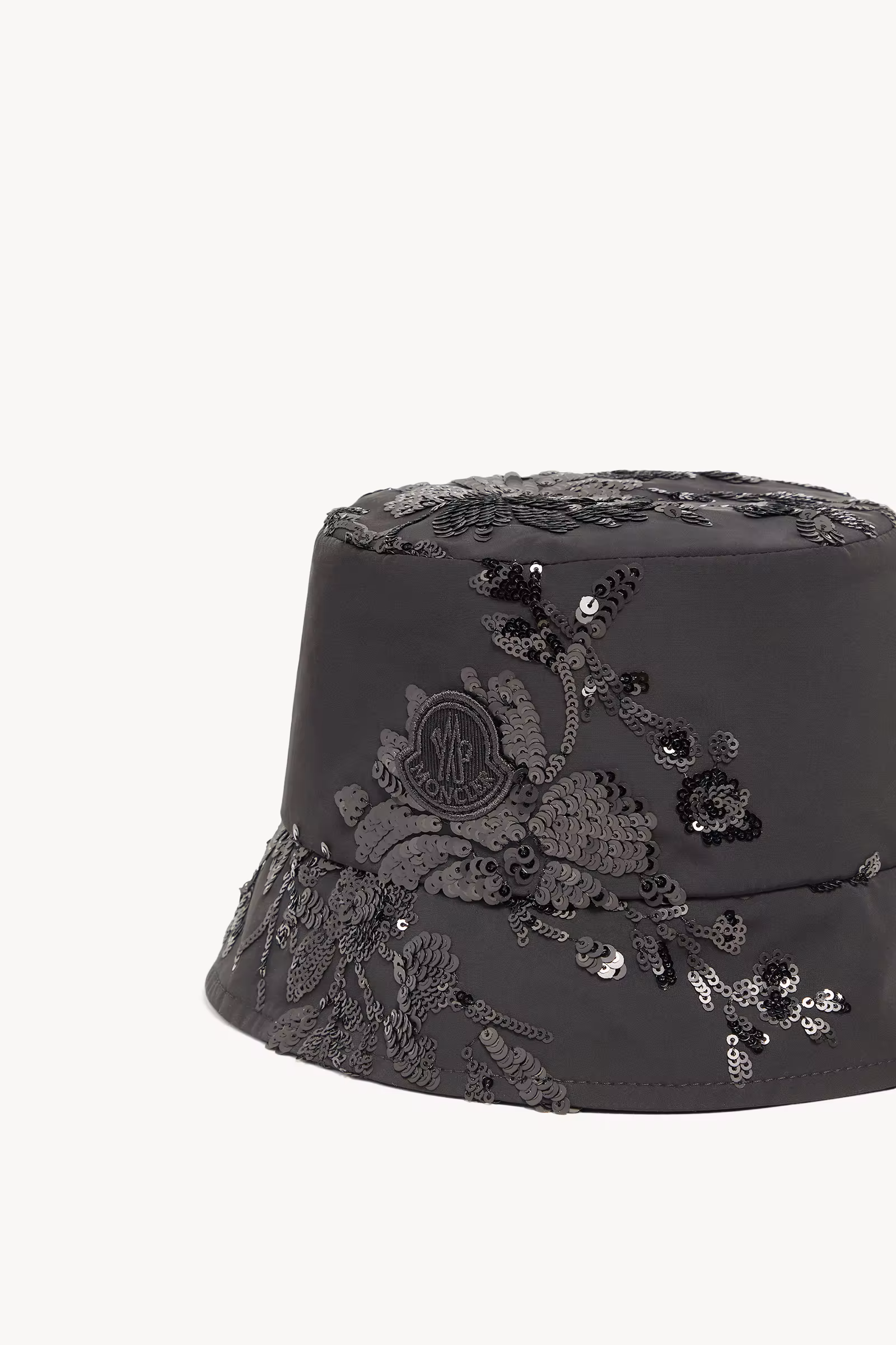 Sequin-Embroidered Bucket Hat
