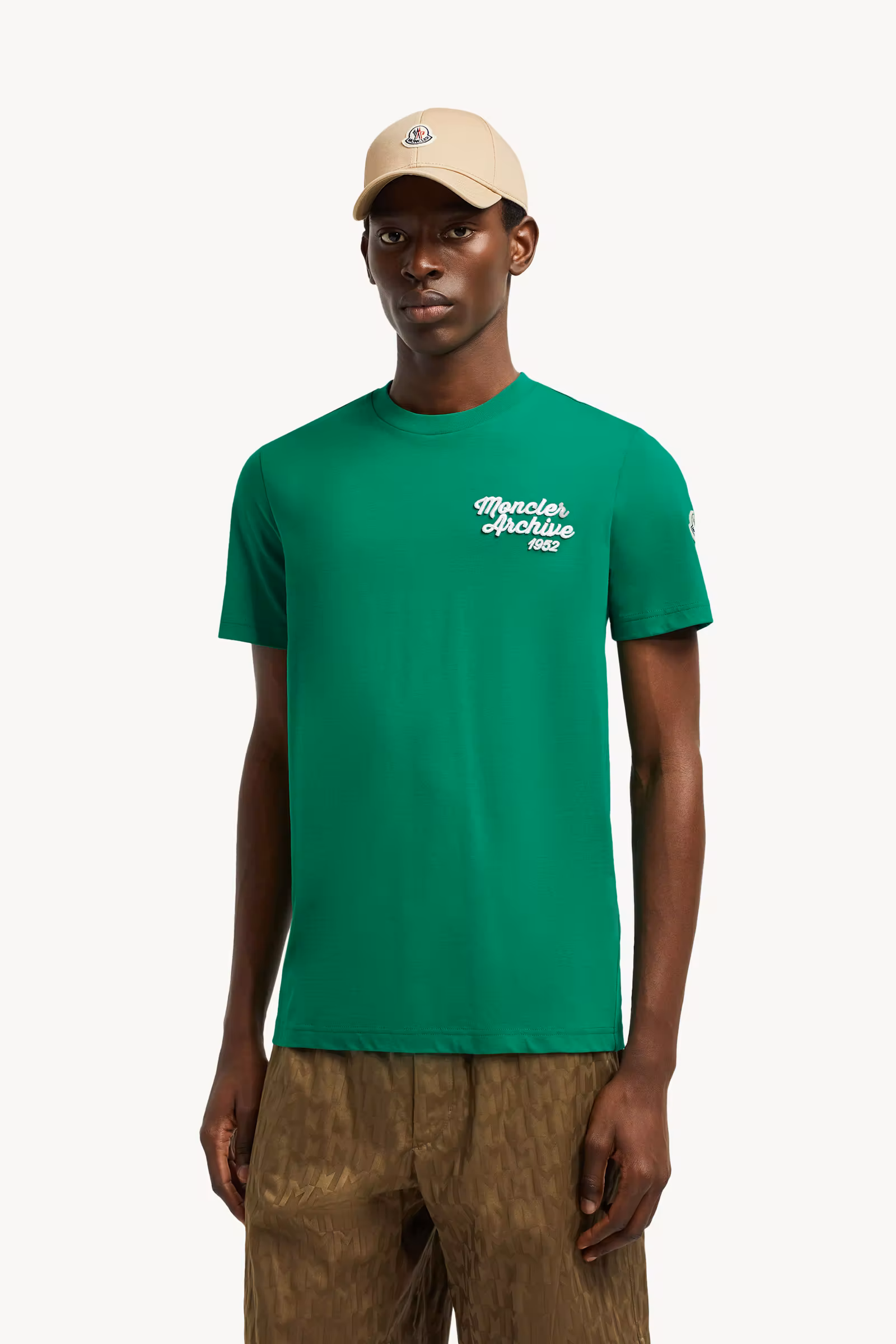 Embroidered Logo Cotton T-Shirt