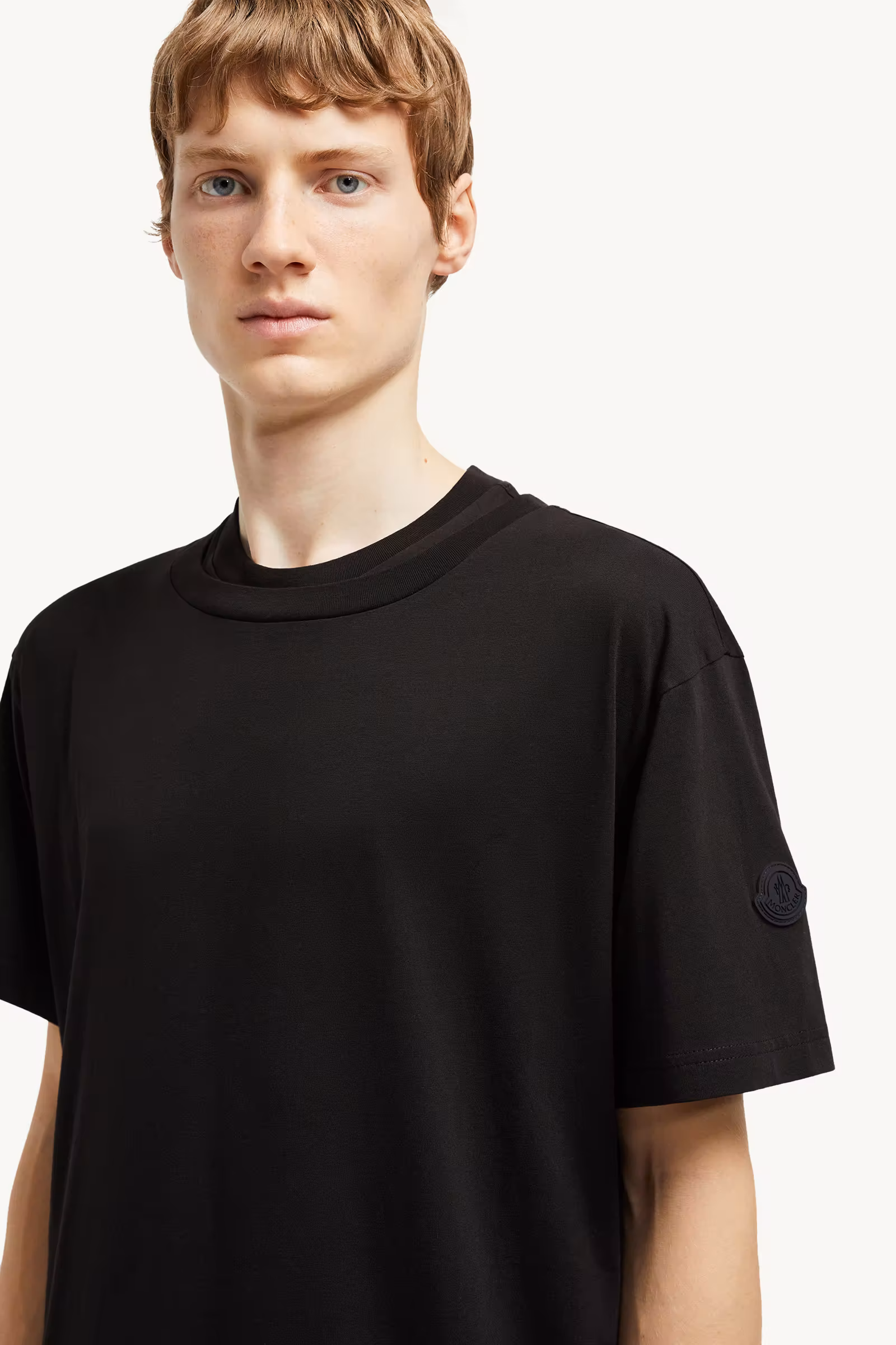 Double Collar Cotton T-Shirt