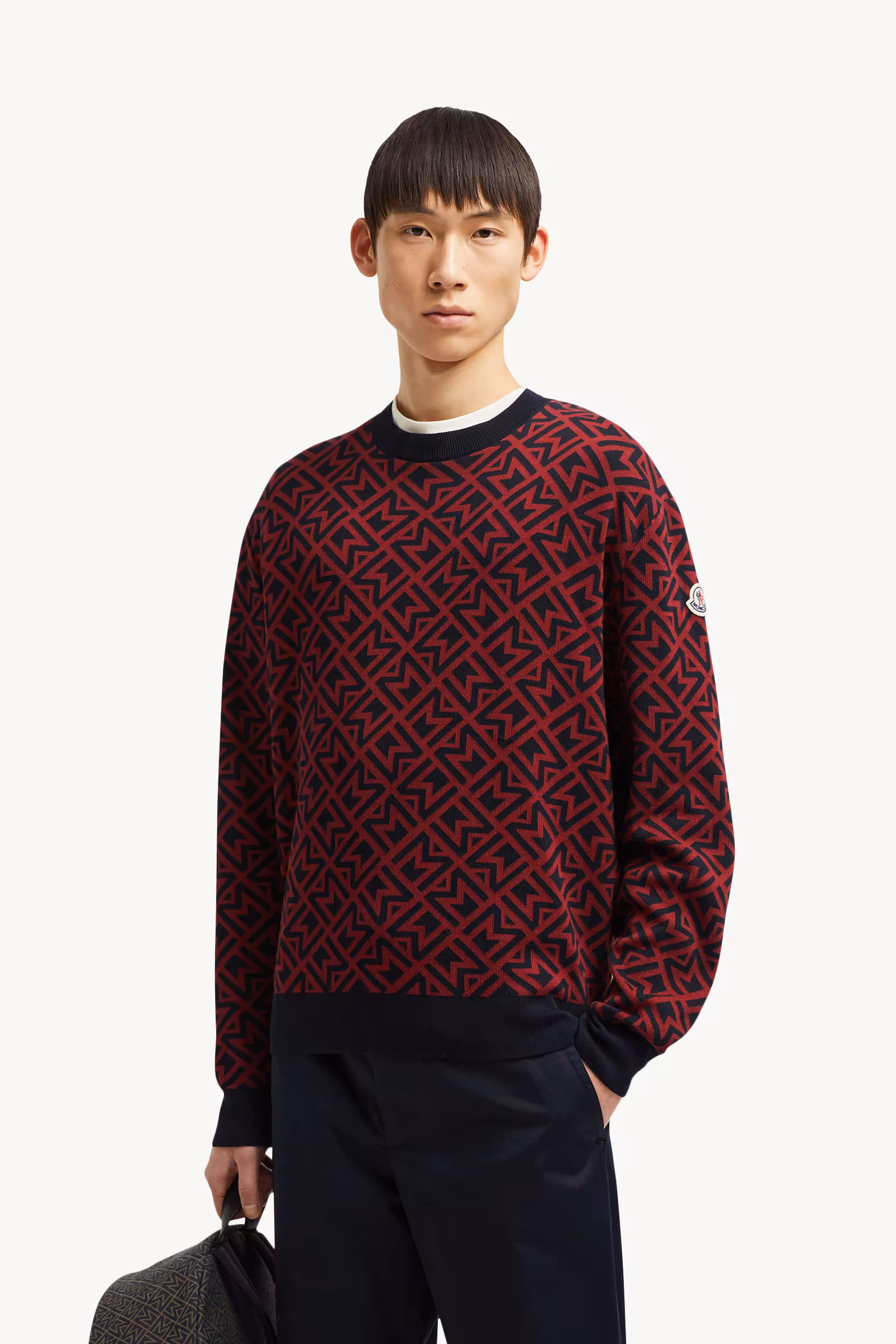 Monogram Cotton Jacquard Sweater