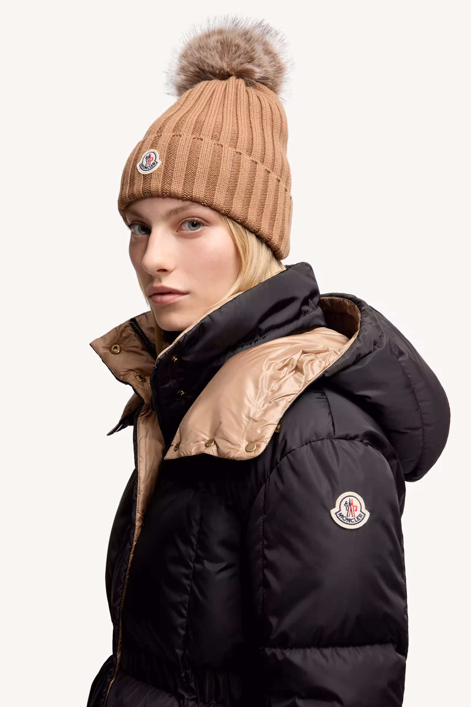 Wool Beanie with Pom Pom