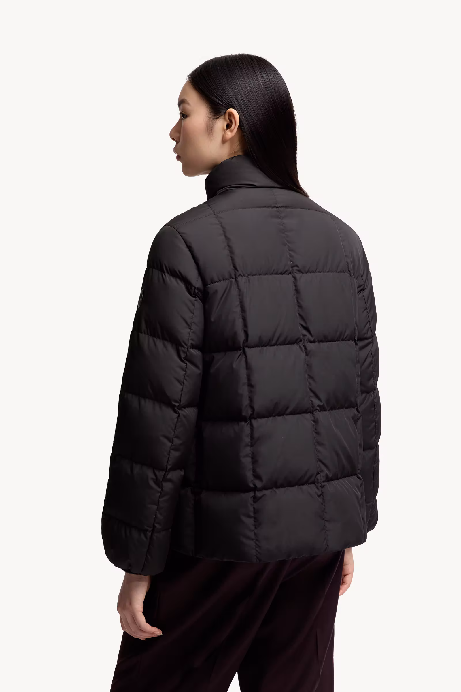 Cochevinne Square-Quilted Short Down Jacket