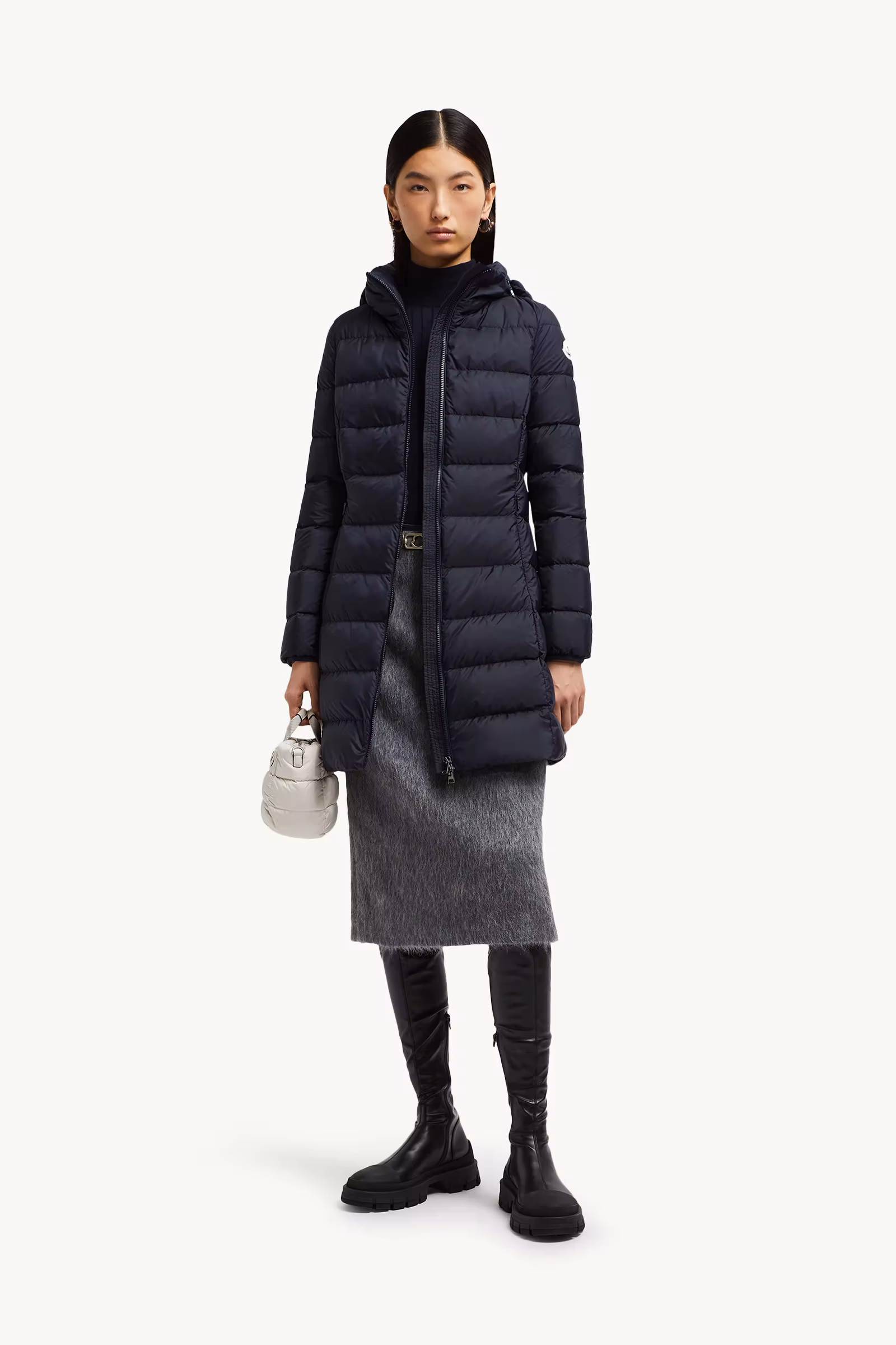 Gie Hooded Long Down Jacket