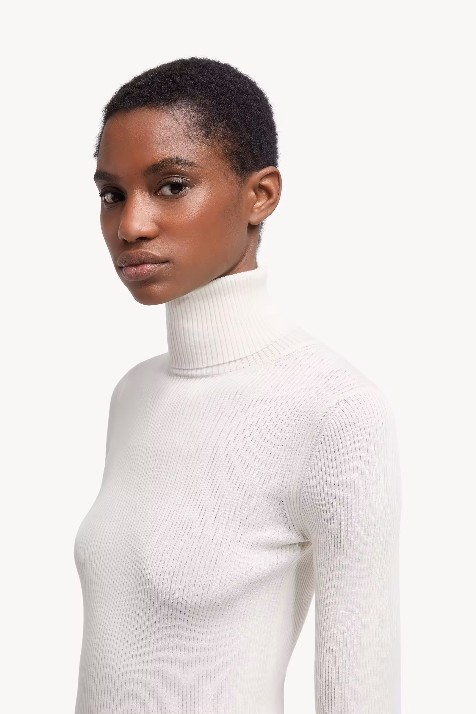 Logo Wool Turtleneck Sweater