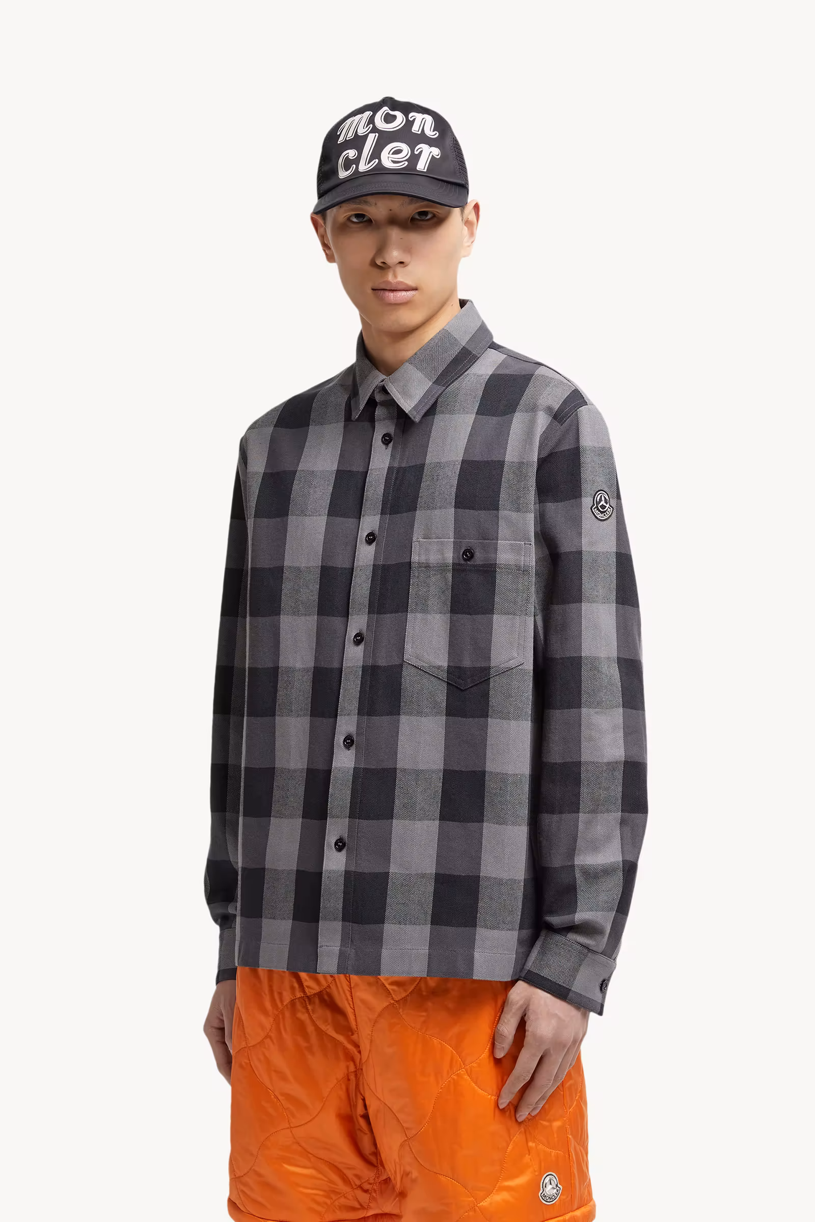 Moncler x Mercedes-Benz by NIGO Plaid Cotton Shirt