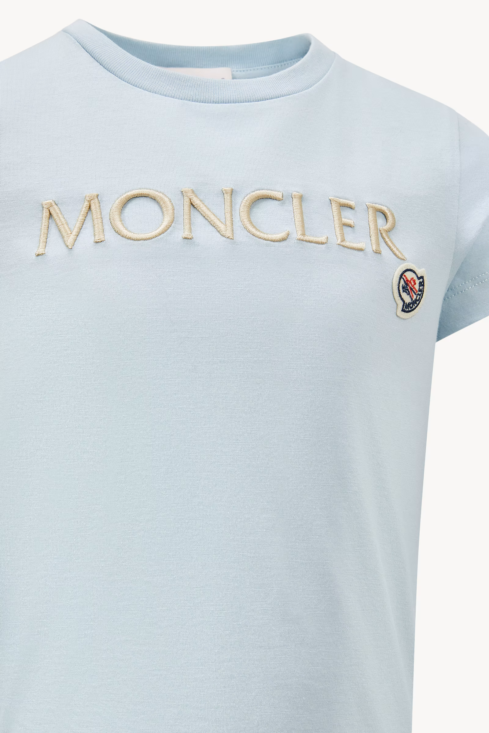 Embroidered Logo Cotton T-Shirt