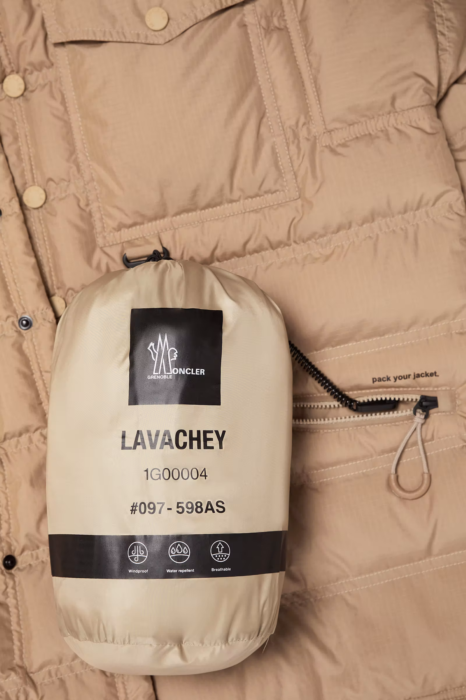 Lavachey Packable Down Shirt Jacket