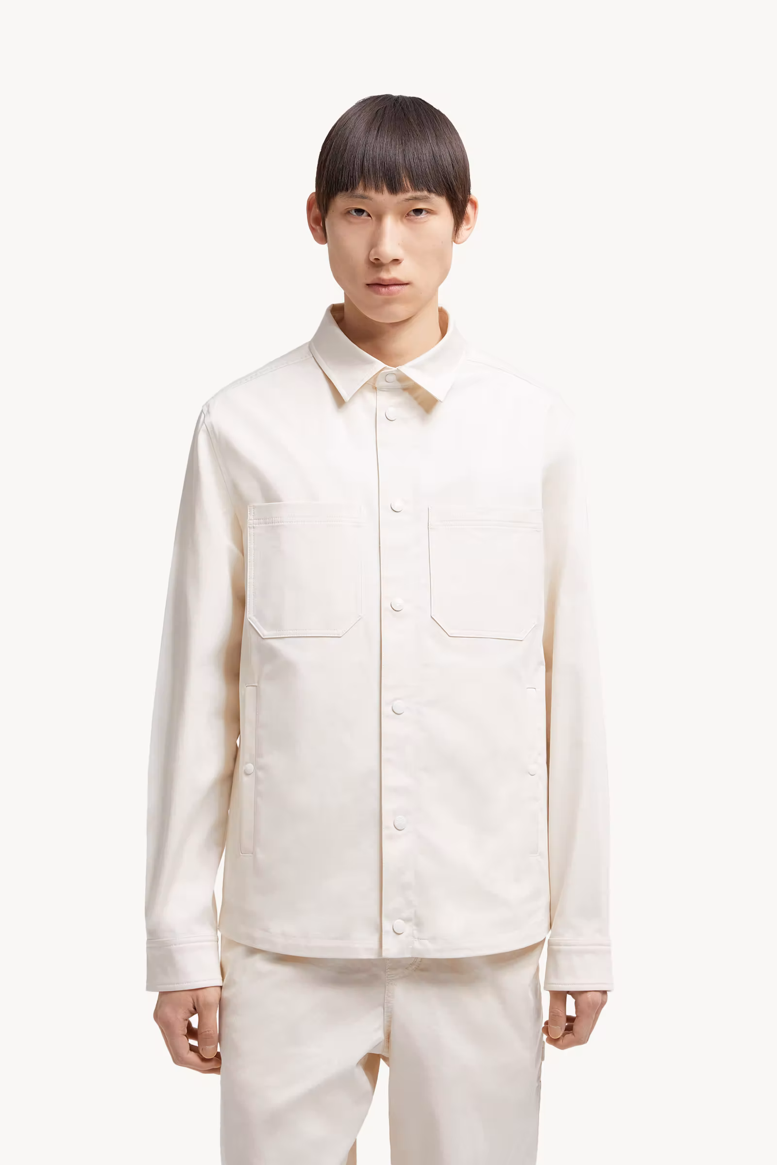 Cotton Gabardine Shirt Jacket