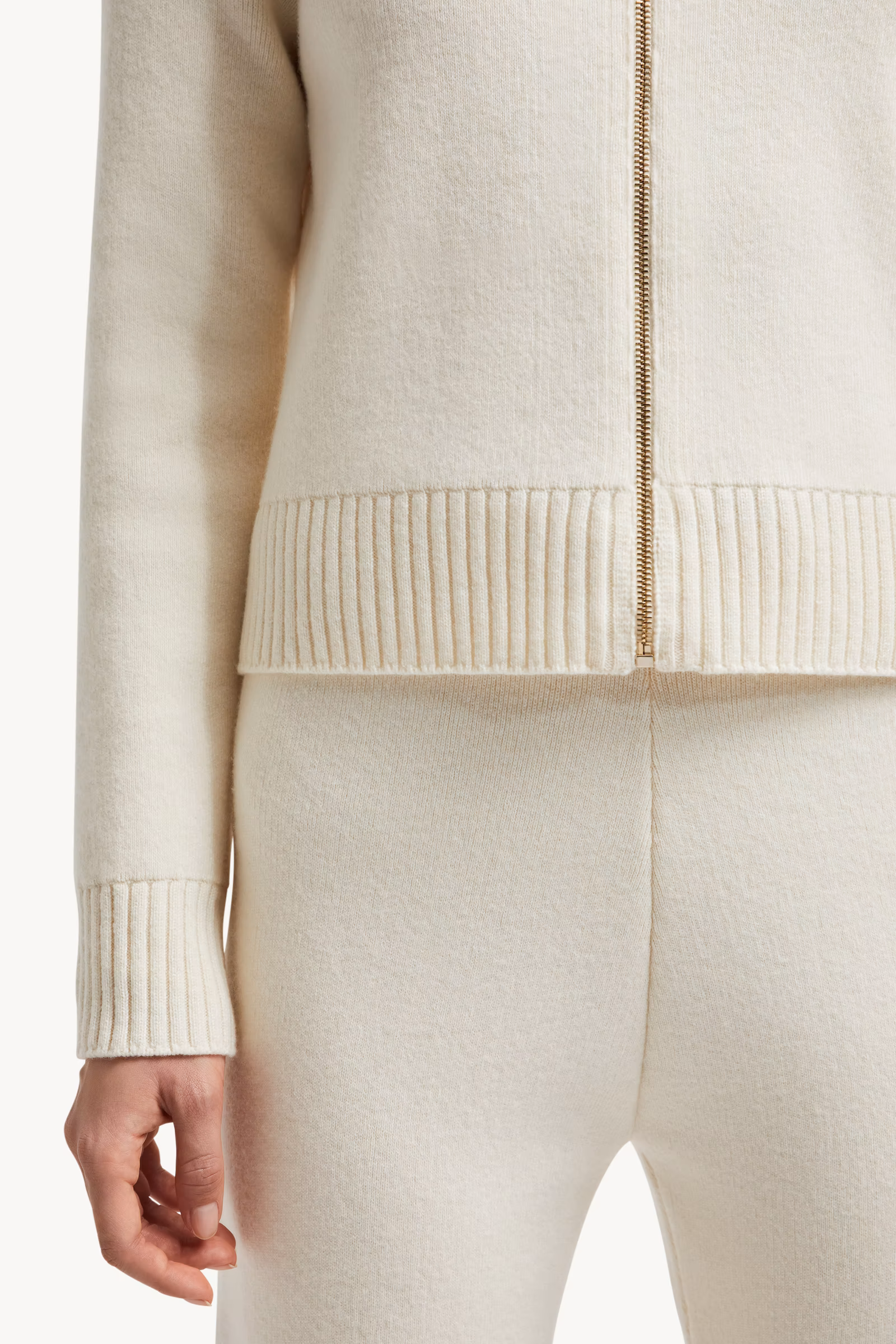 Wool & Cashmere Zip-Up Hoodie