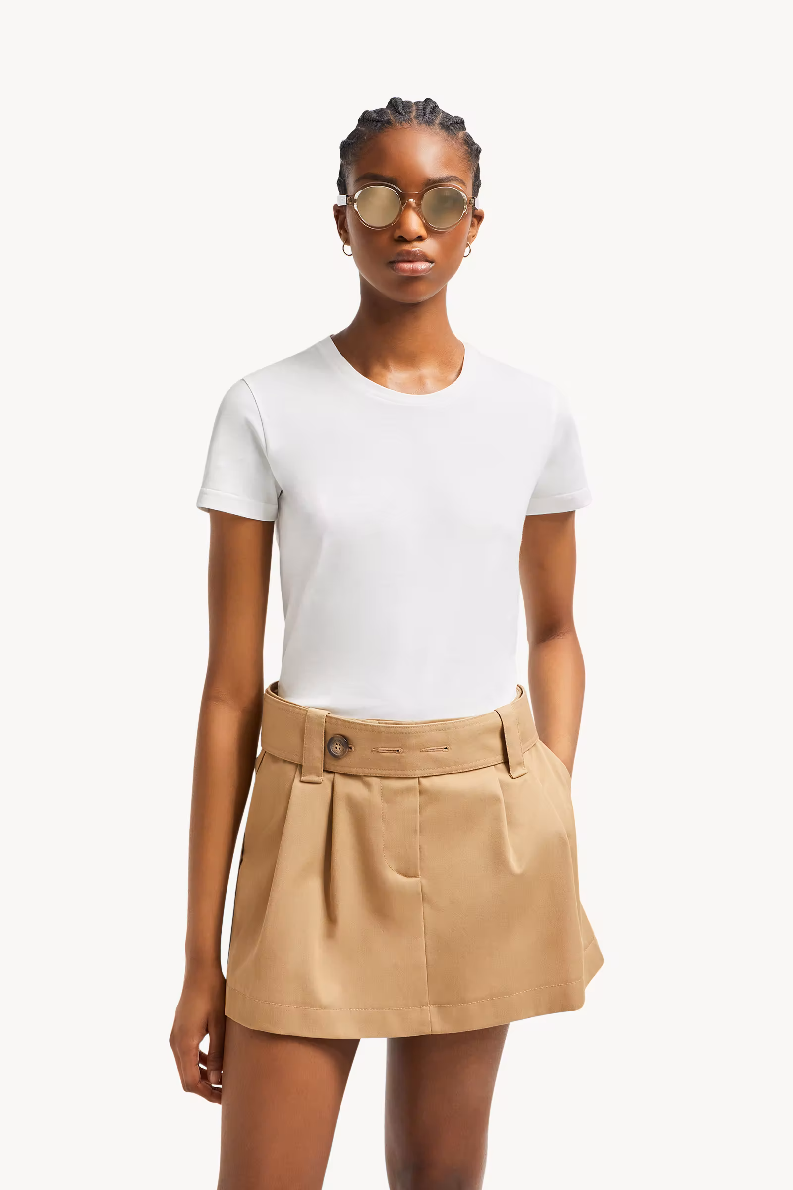 Logo Patch Cotton Jersey T-Shirt