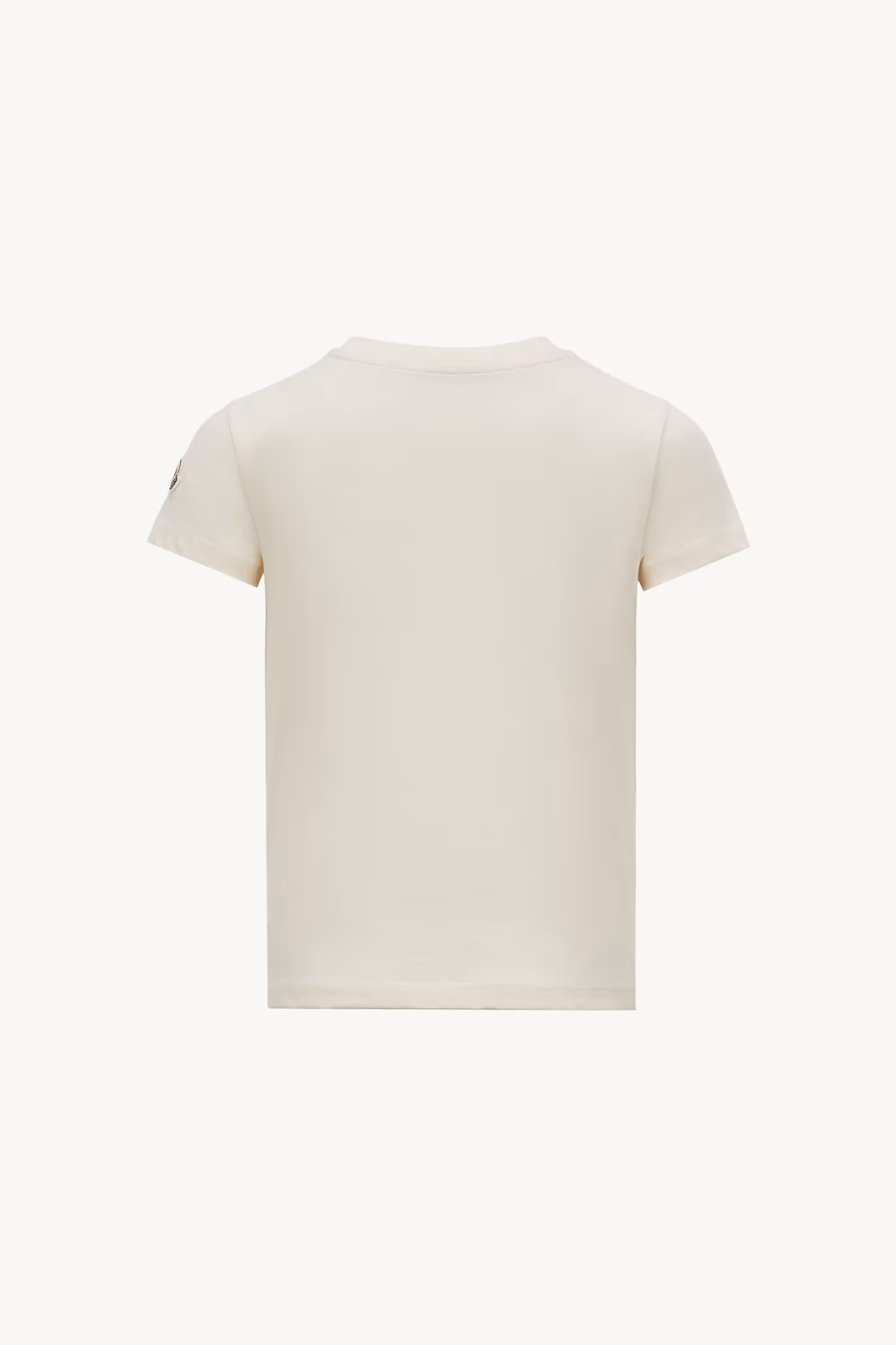 Studded Flower Motif Cotton T-Shirt