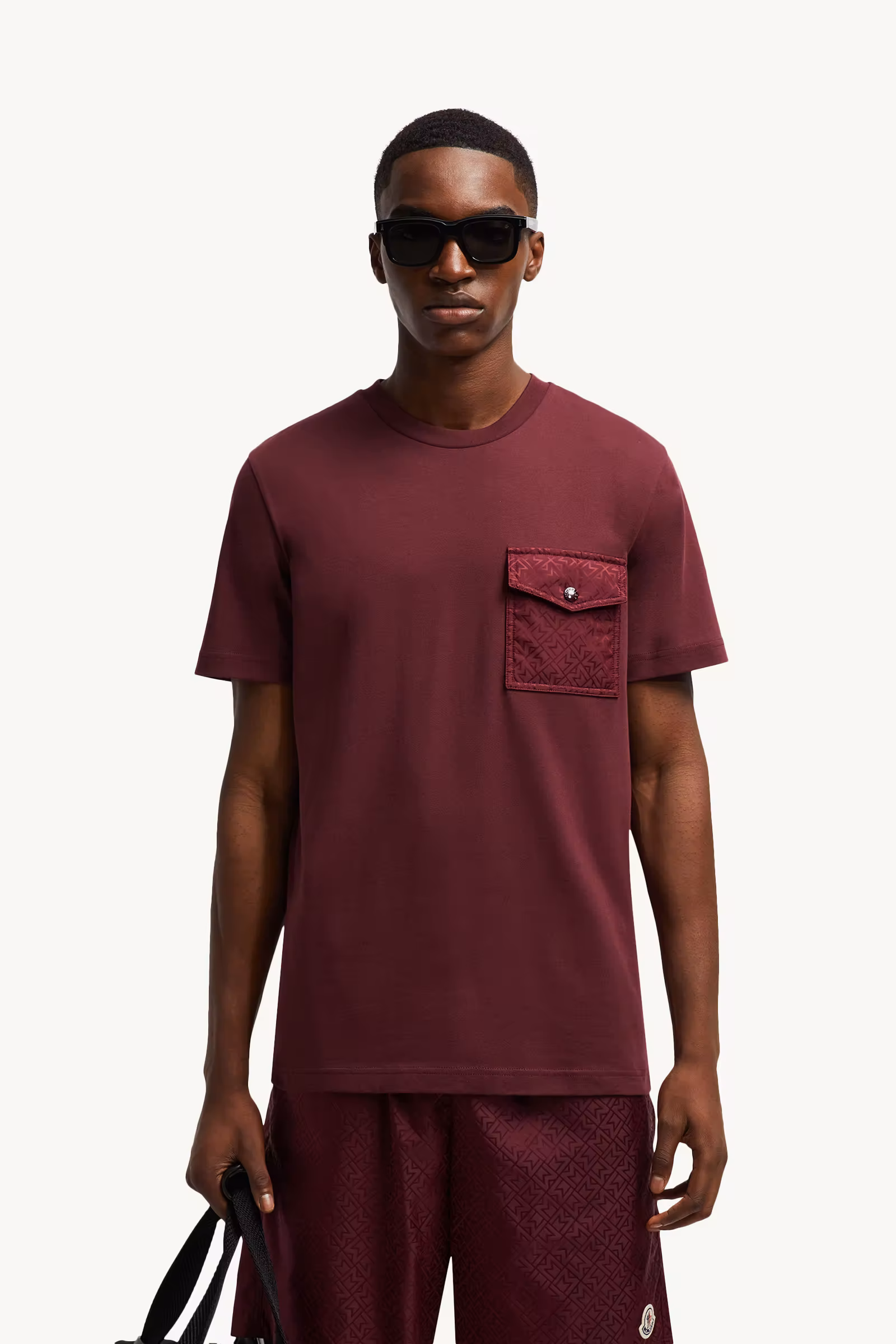 Monogram Cotton T-Shirt With Pocket