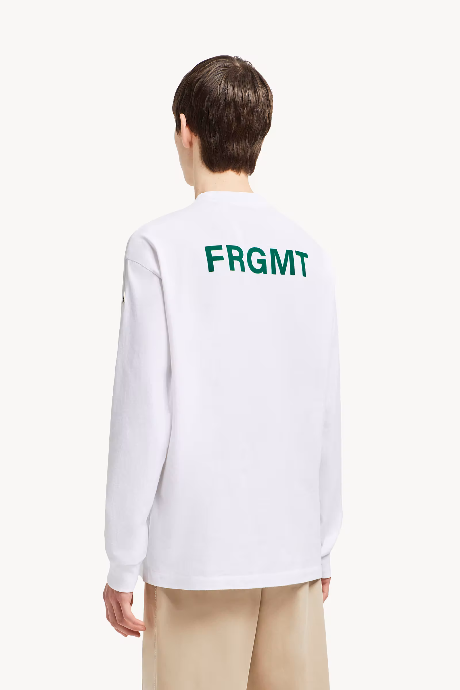 Moncler x FRGMT Cartoon Logo Long Sleeve T-Shirt