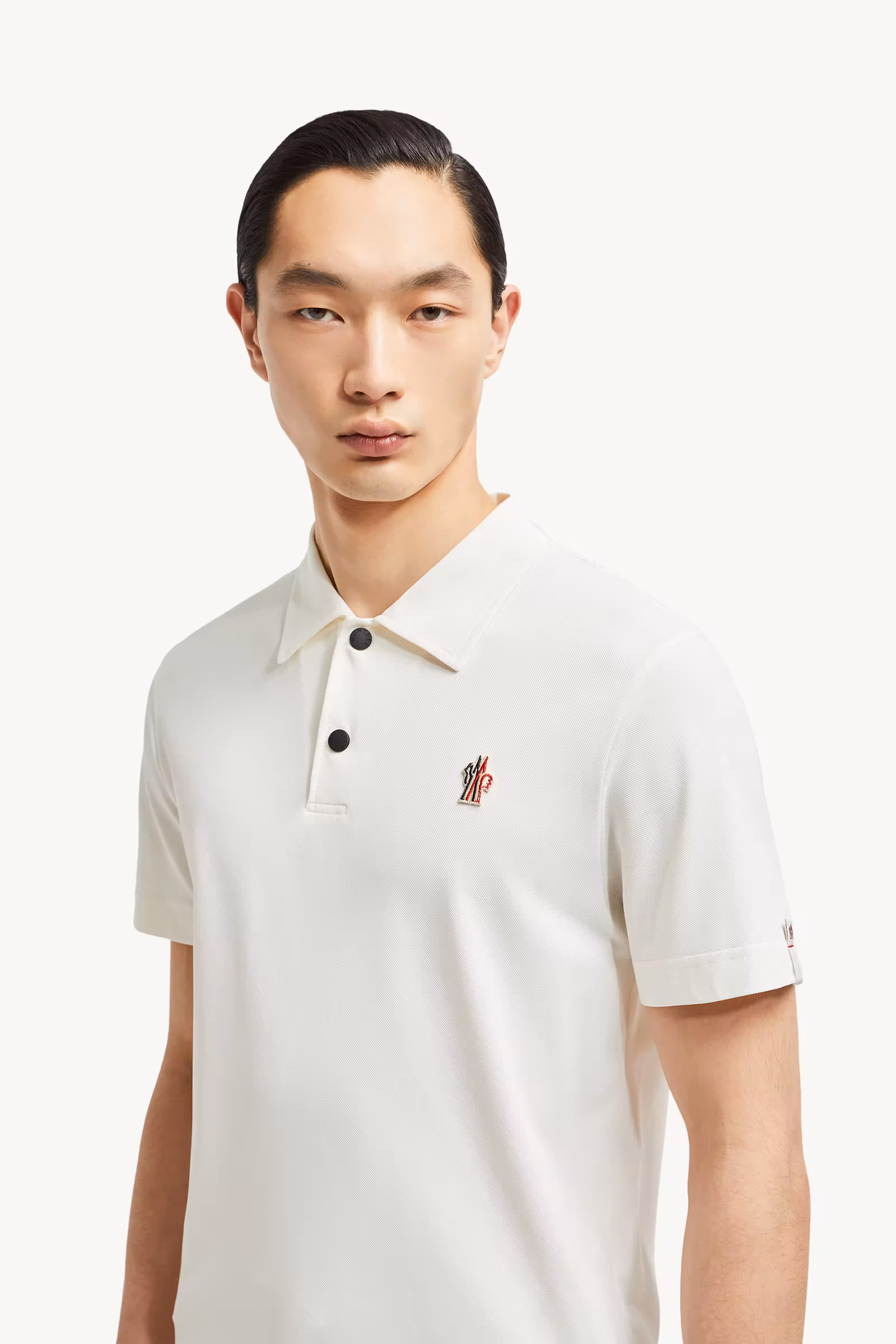 Logo Patch Polo Shirt
